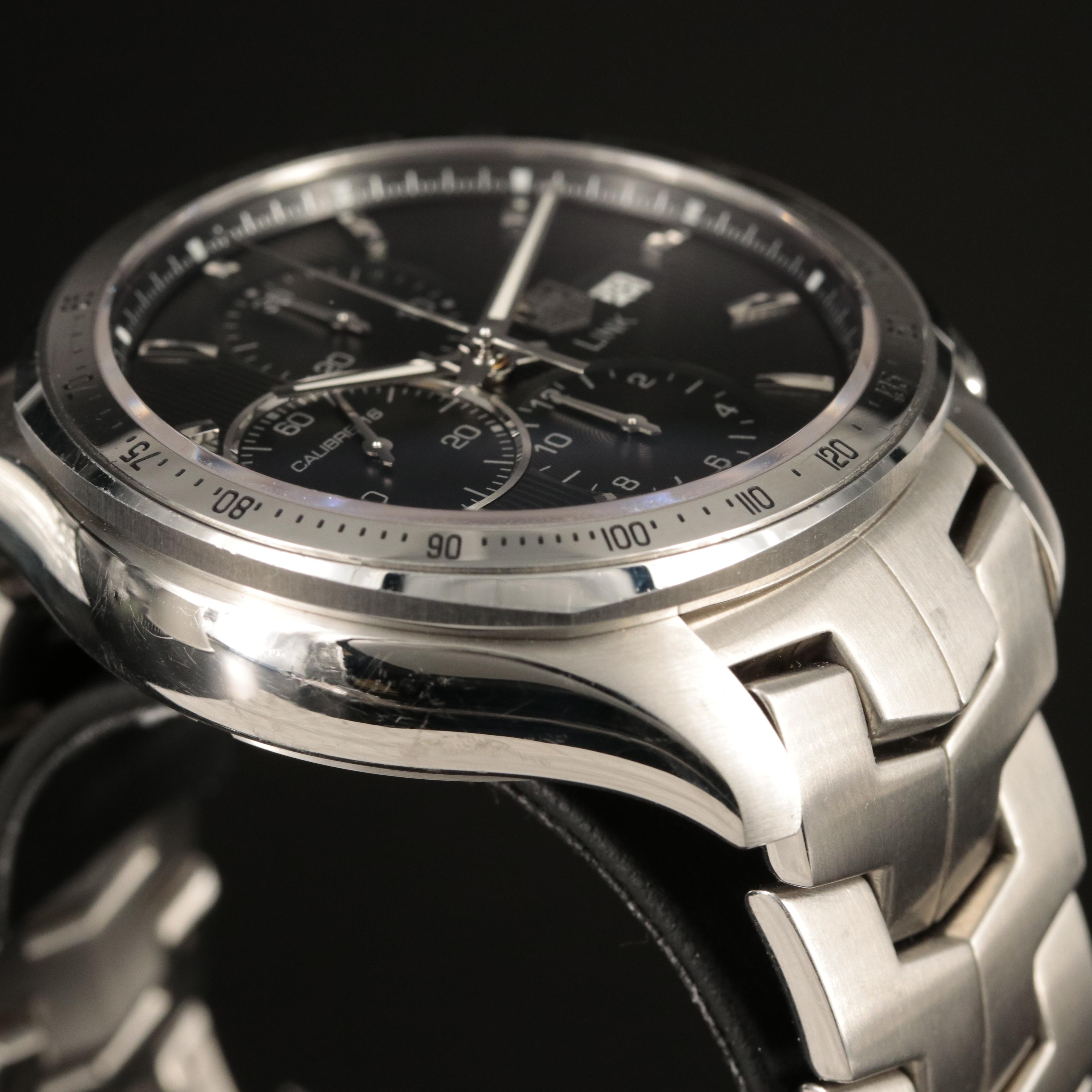 TAG Heuer Link Calibre 16 Stainless Steel Watch