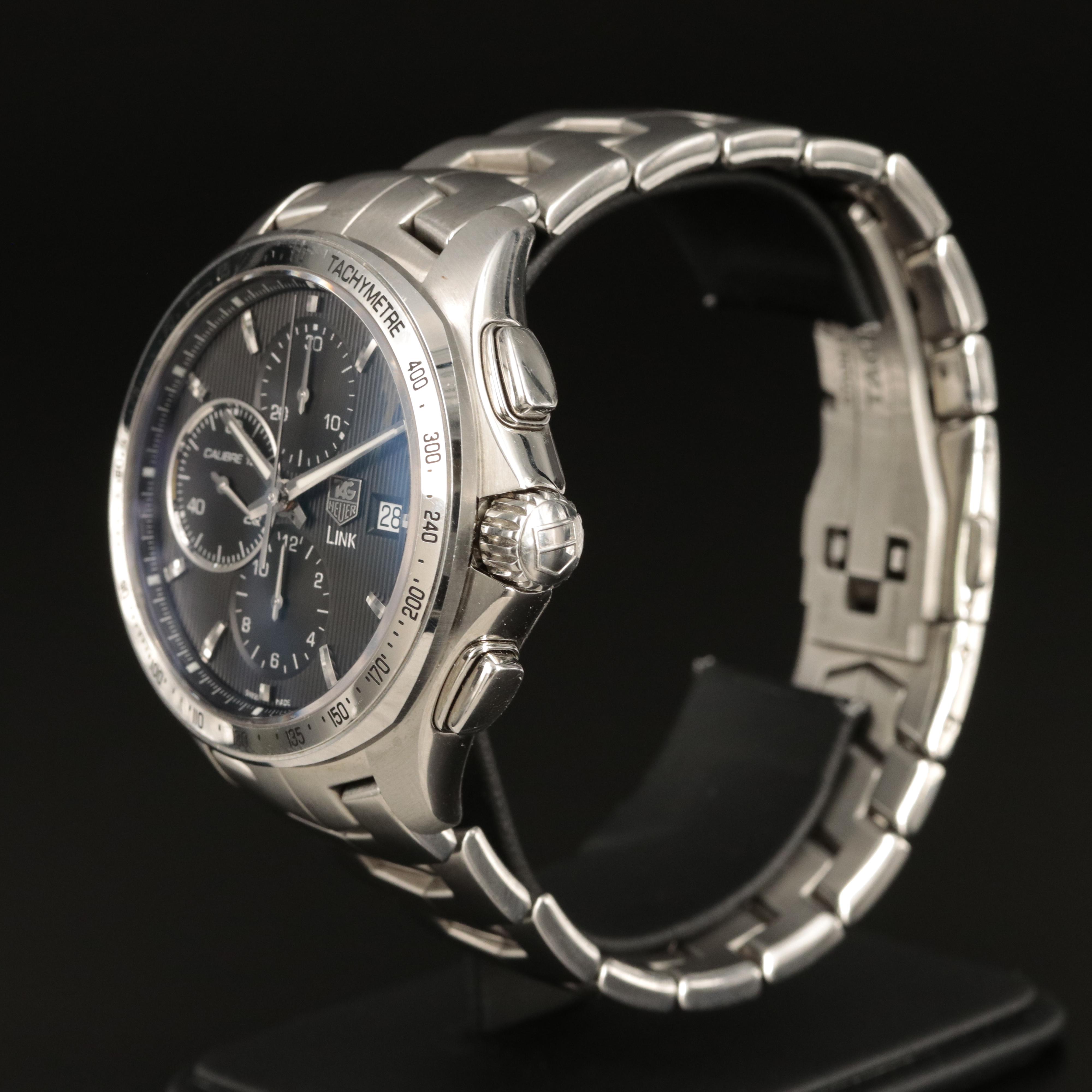 TAG Heuer Link Calibre 16 Stainless Steel Watch