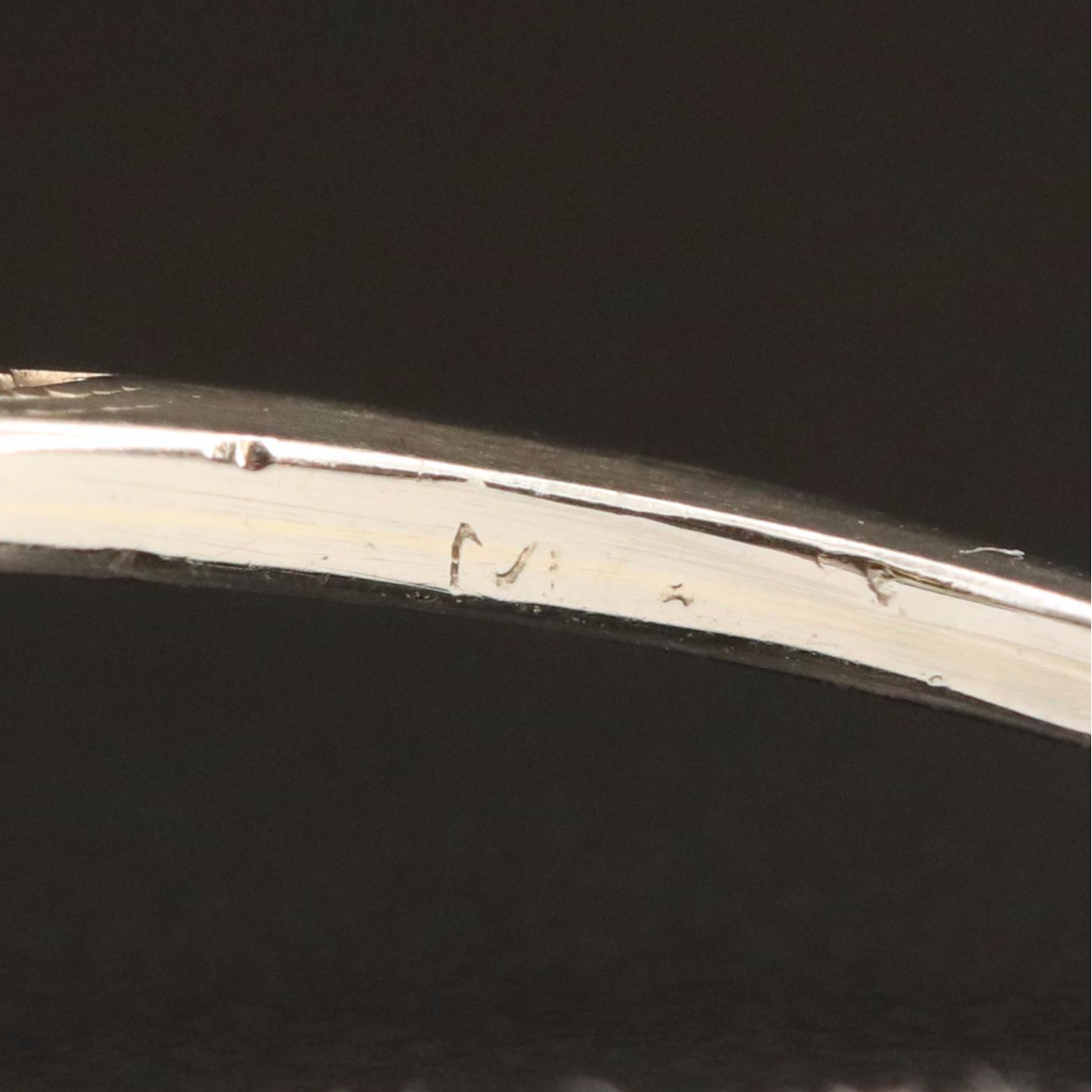 Vintage 14K Aquamarine Oval Ring