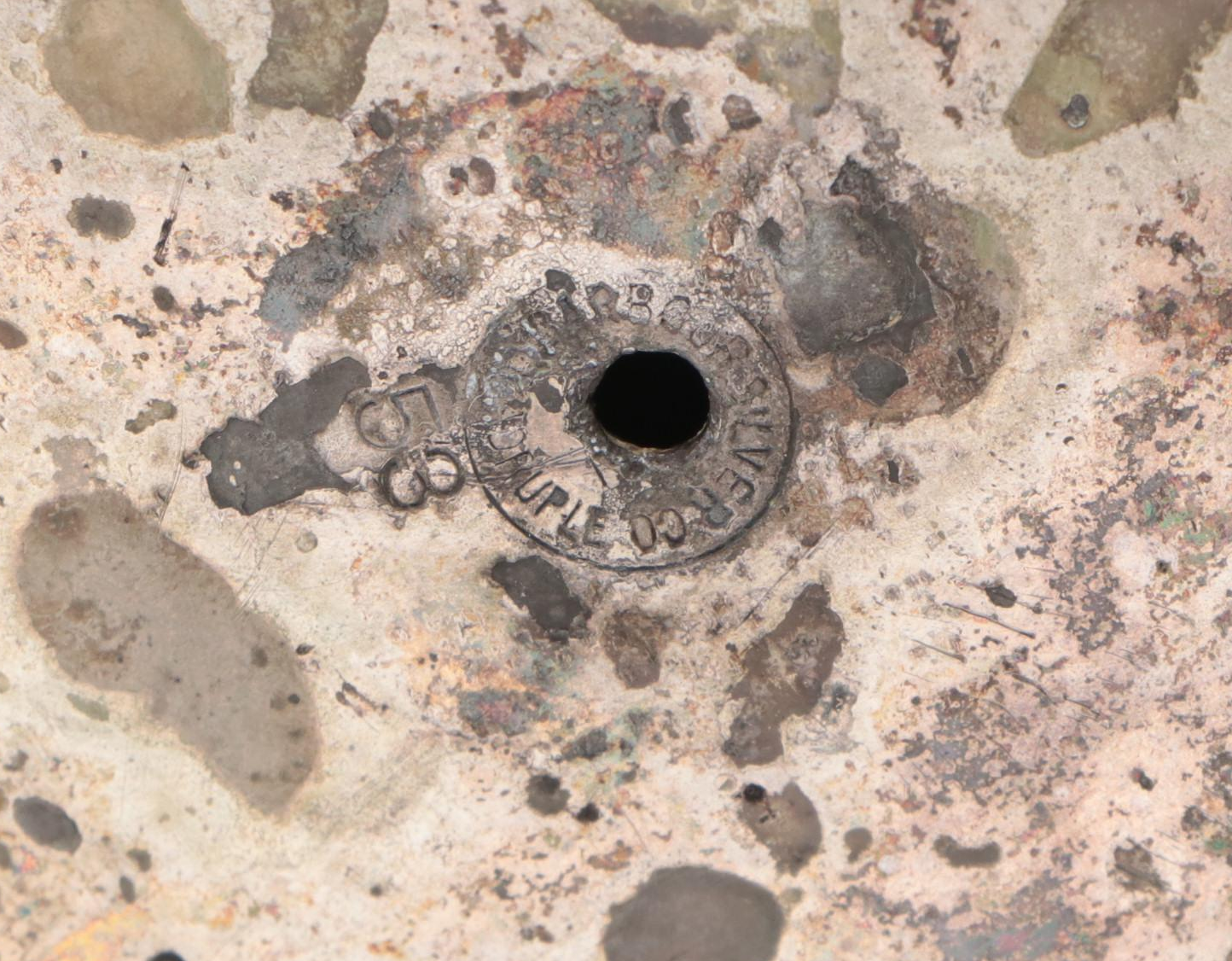 Barbour Silver Co. Tilting Water Pitcher with Other Silver Plate Tableware