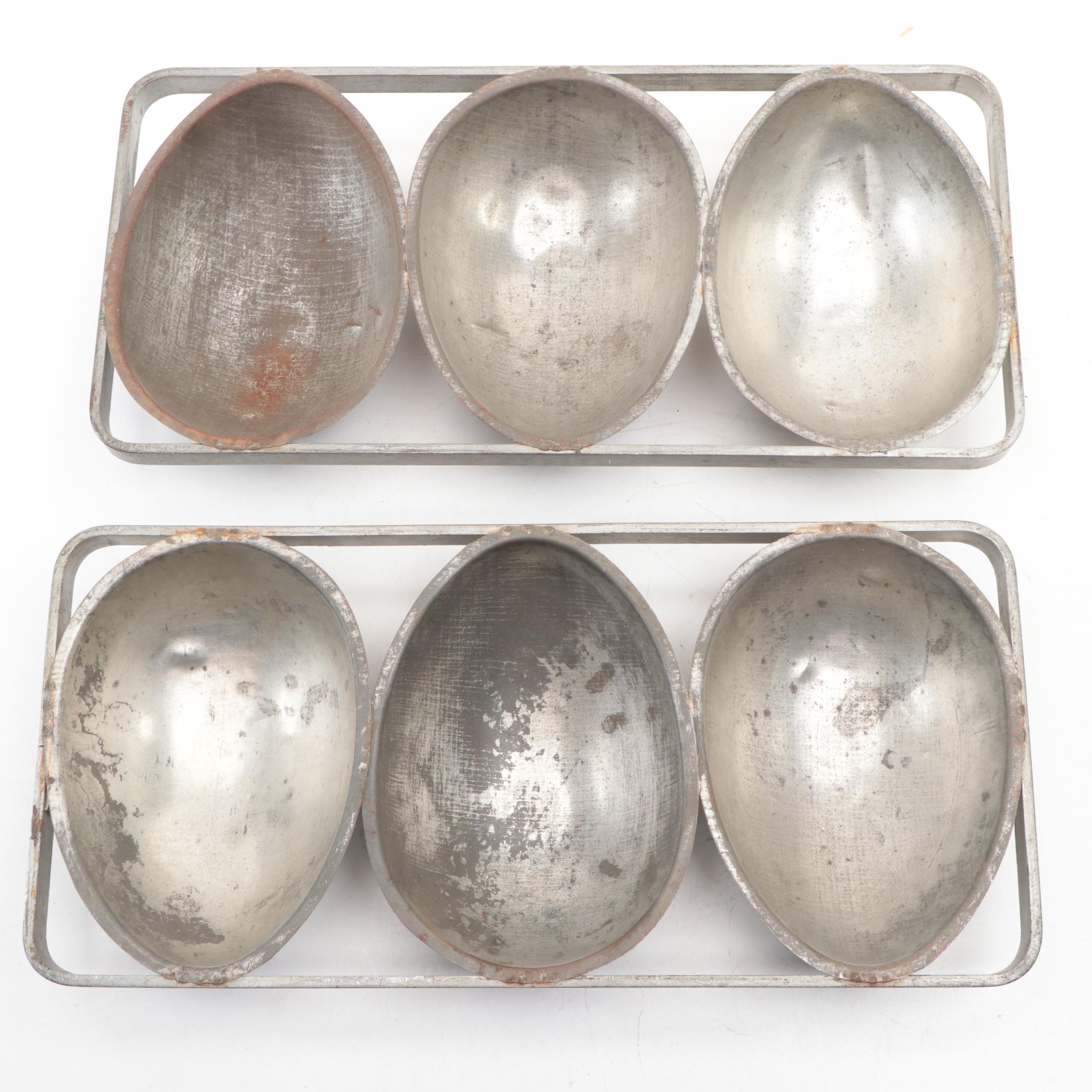 Eppelsheimer & Co. Metal Egg Chocolate Mold, Early to Mid 20th Century