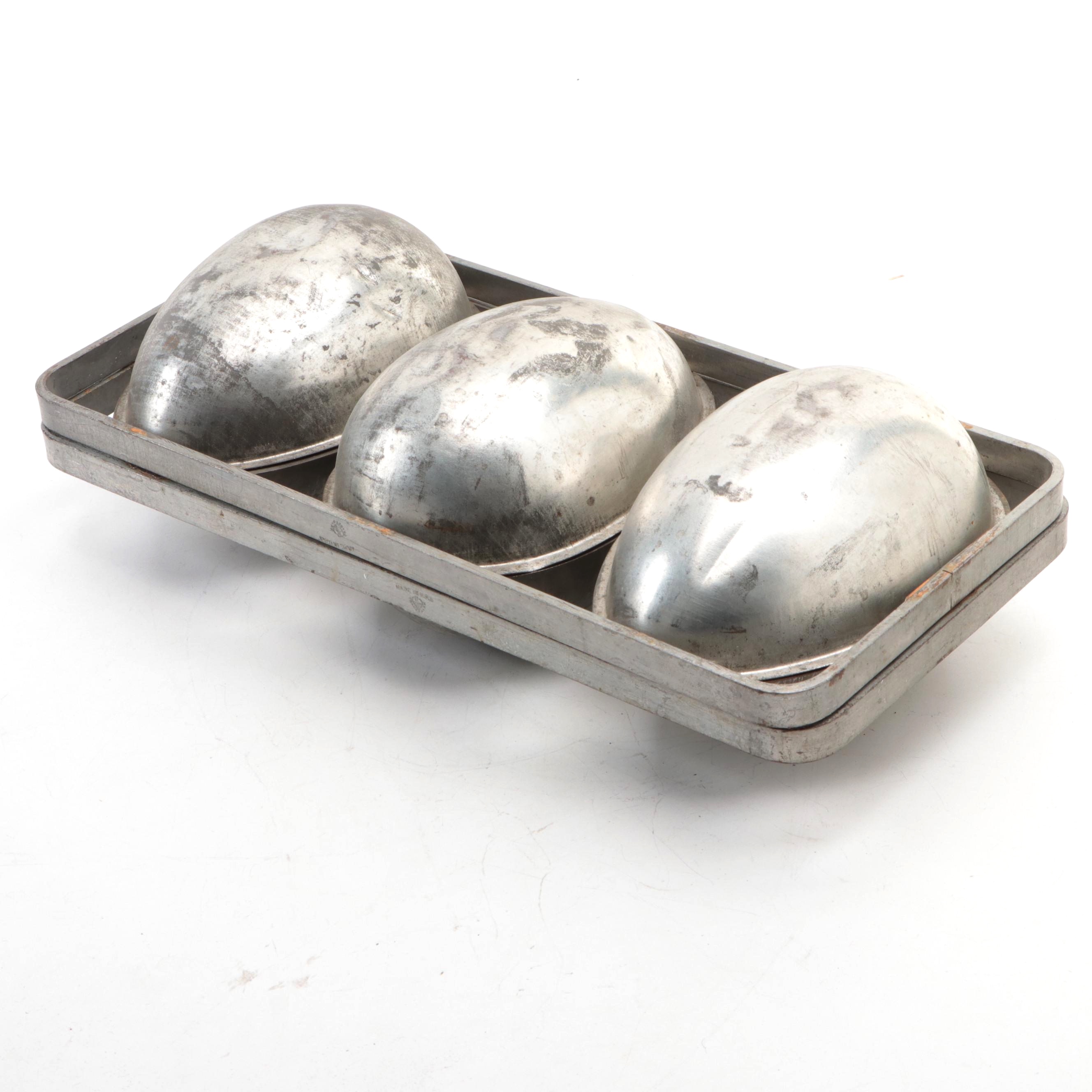 Eppelsheimer & Co. Metal Egg Chocolate Mold, Early to Mid 20th Century