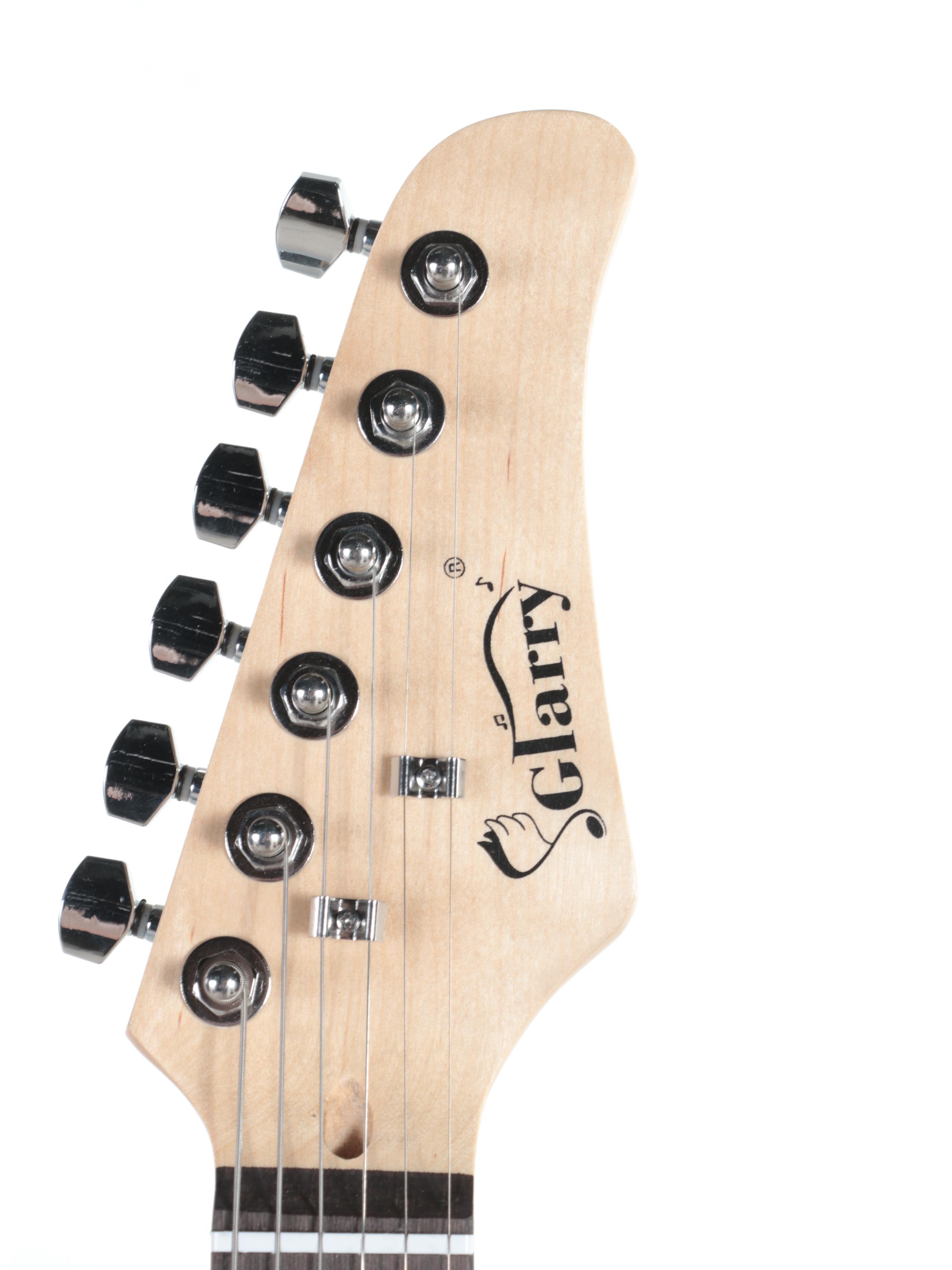 Johnny Depp of Hollywood Vampires Signed Glarry Red Enameled Electric Guitar