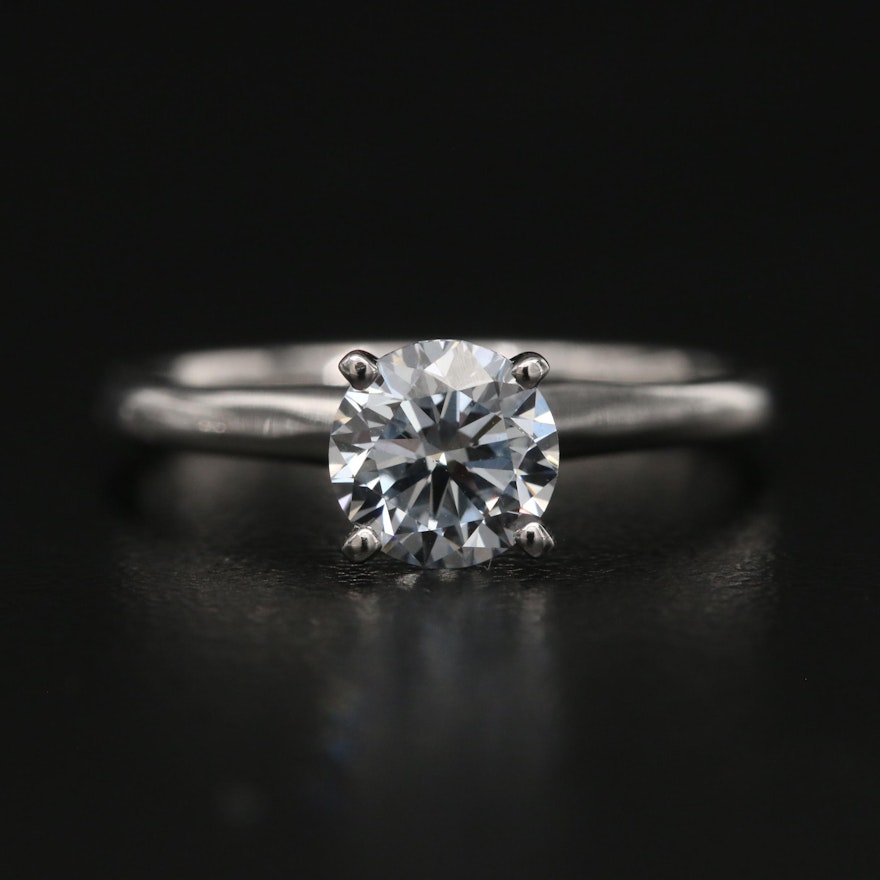 14K 0.91 CT Lab Grown Diamond Solitaire Ring