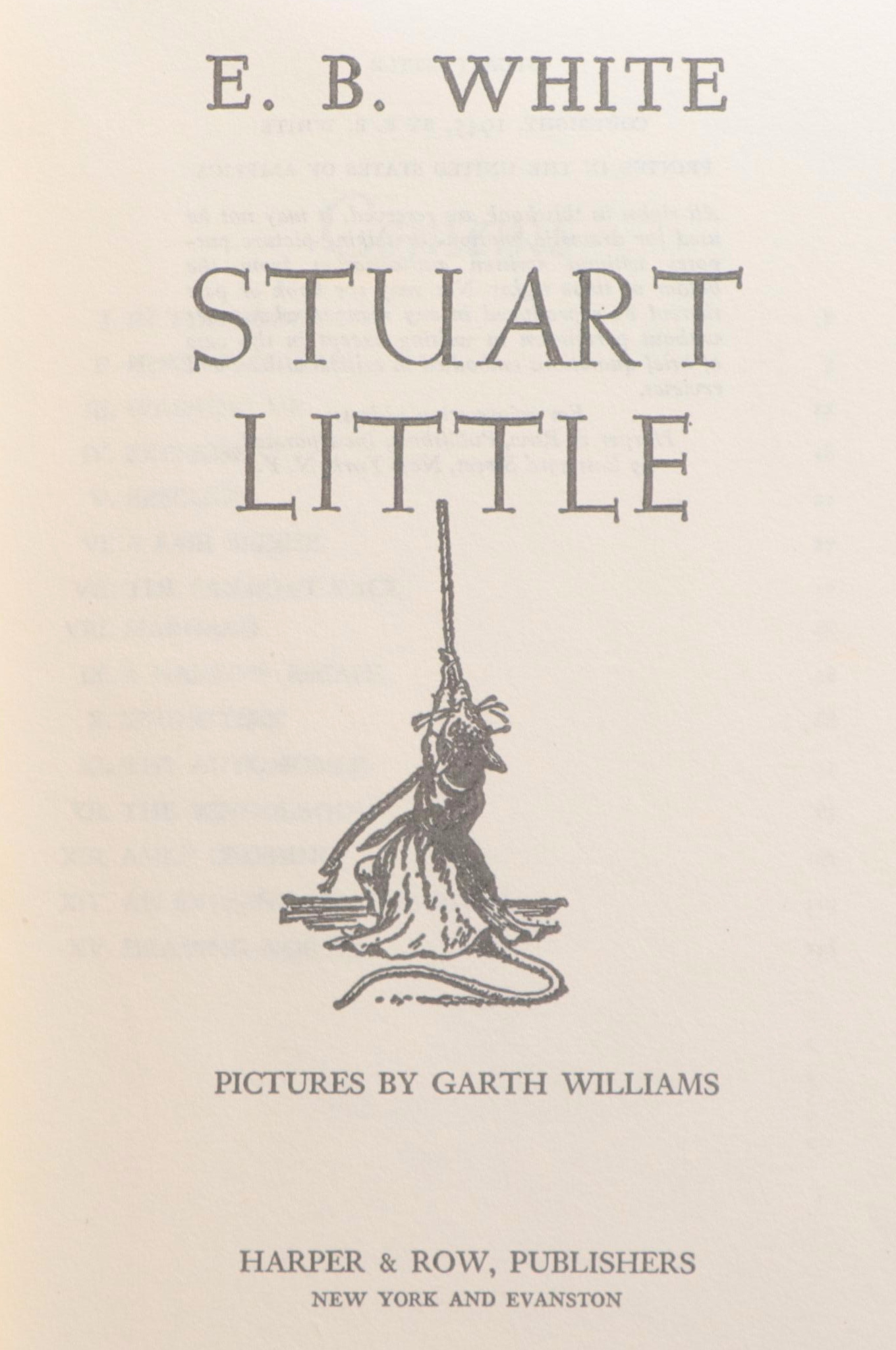 "Stuart Little" by E. B. White with "Uncle Remus" Books by Joel Chandler Harris
