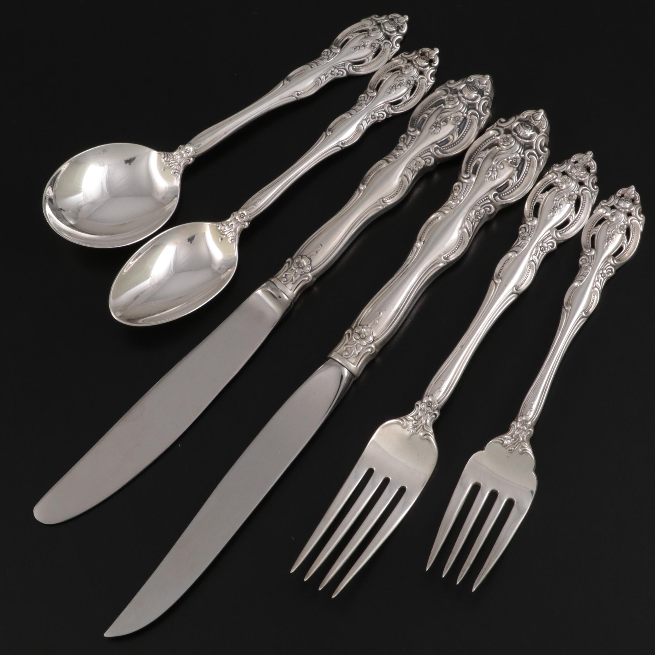 Gorham "La Scala" Sterling Silver Flatware and Serving Utensils