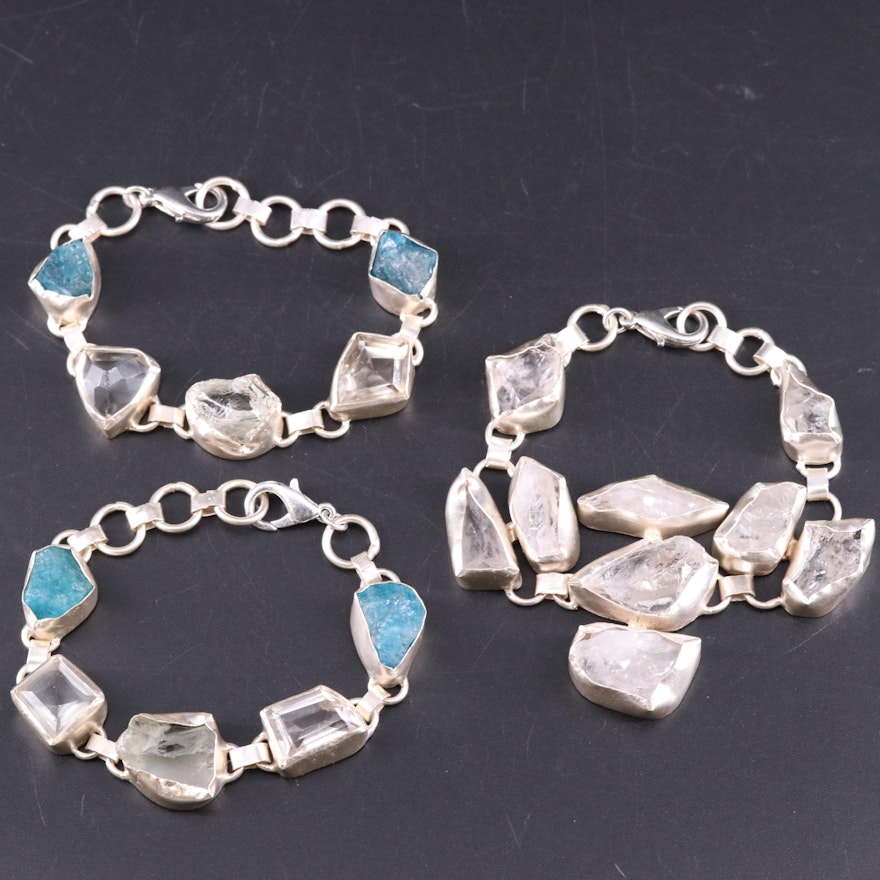 Bracelet Trio Including  Quartz