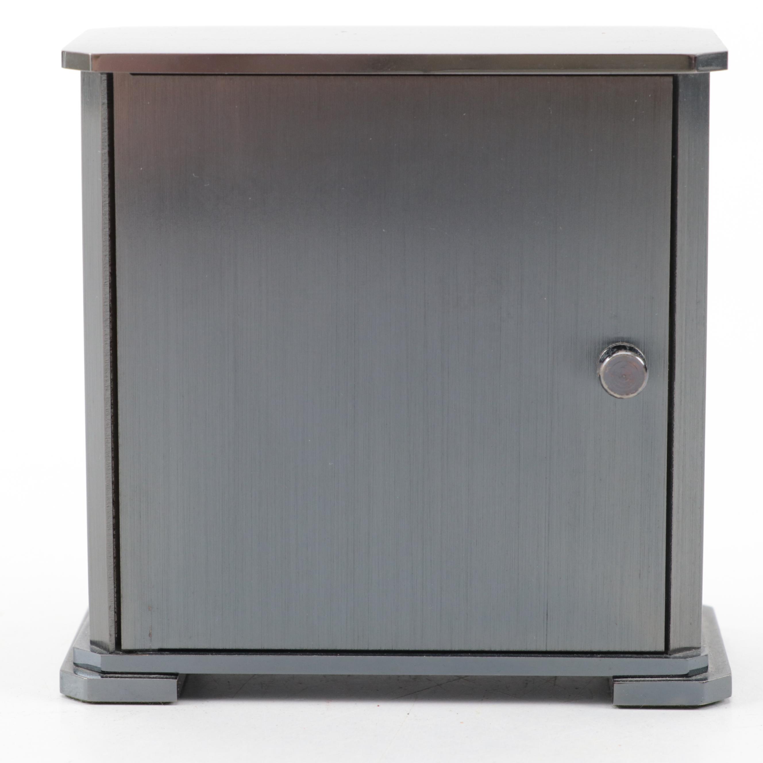 Tiffany & Co. Metal Desk Clock with Estyma Desk Clock