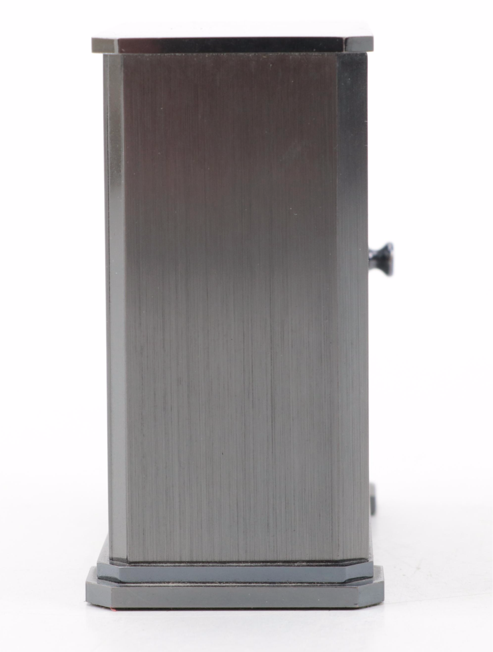 Tiffany & Co. Metal Desk Clock with Estyma Desk Clock