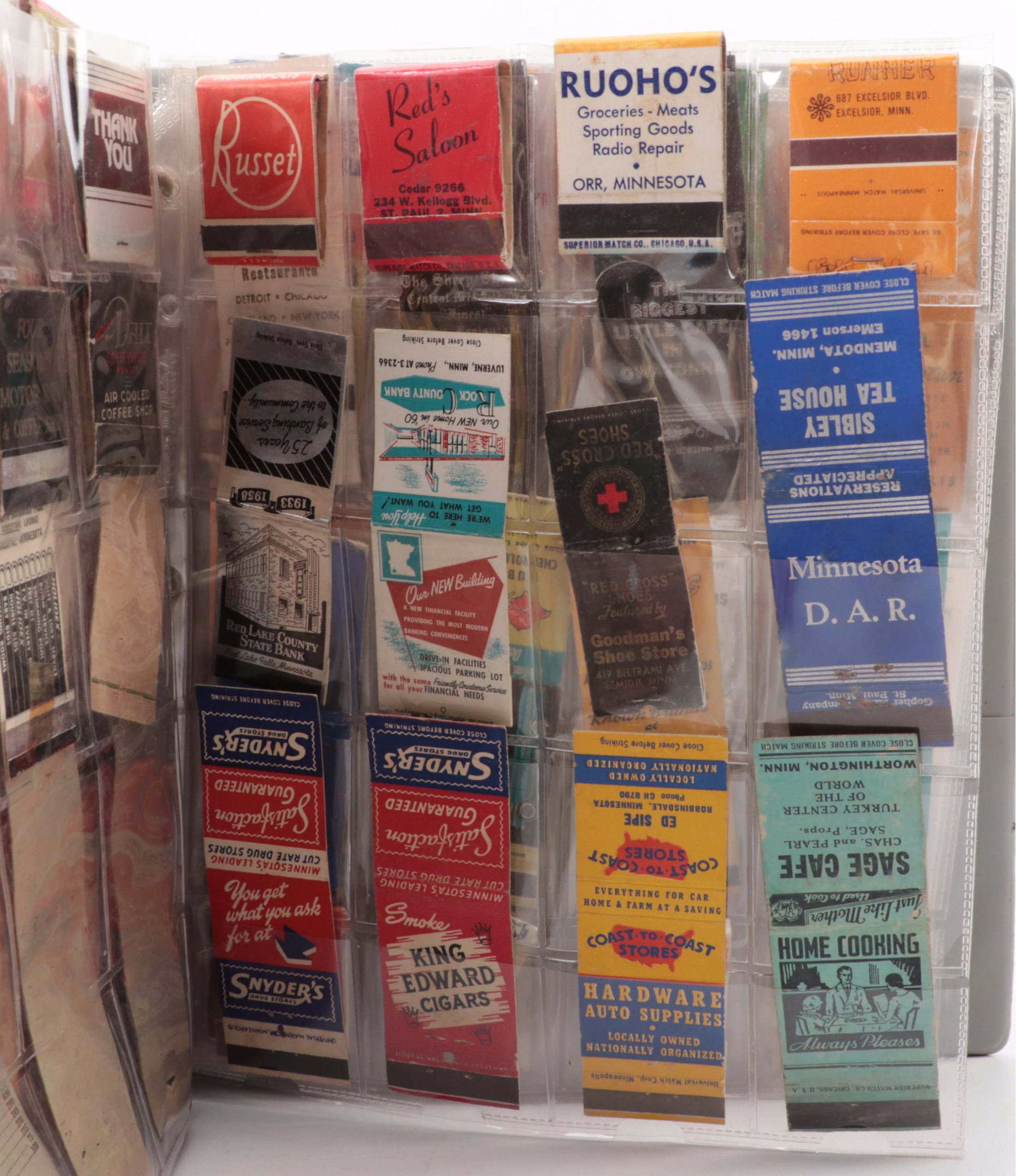 Souvenir Match Books Including Motels, Casinos, Restaurants and More