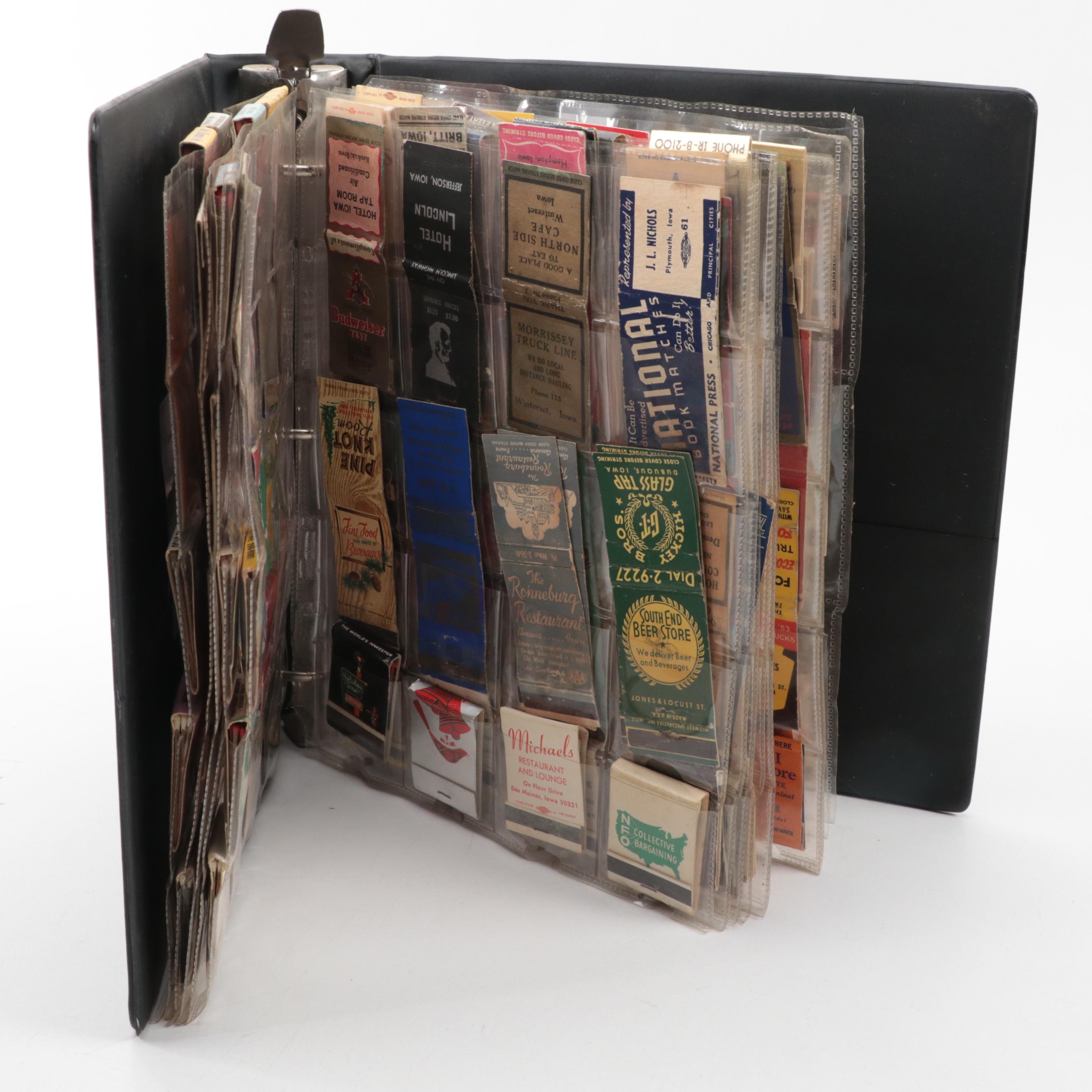 Souvenir Match Books Including Motels, Casinos, Restaurants and More