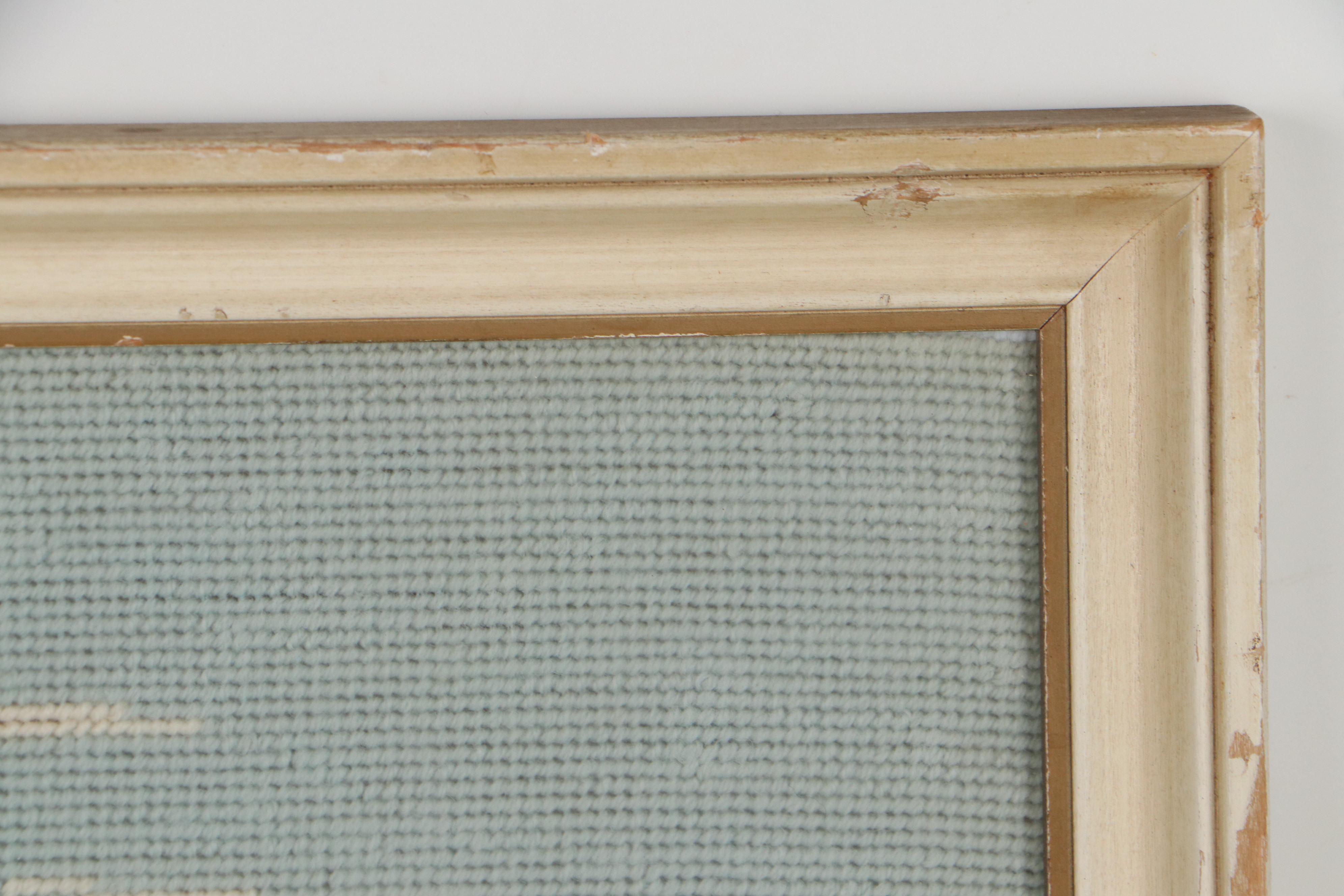 Coastal Scene Needlework Panel