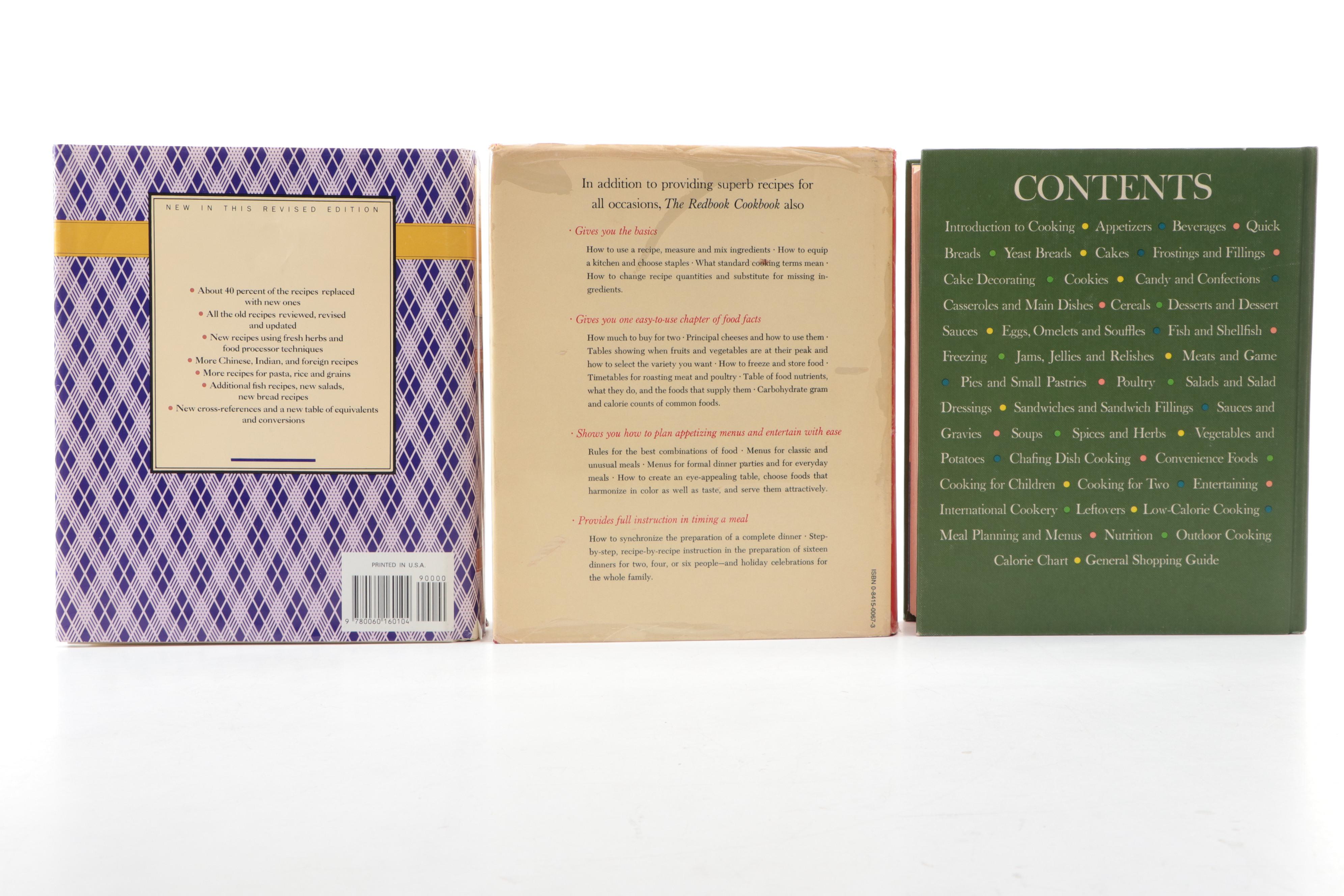 "The Redbook Cookbook" Edited by Ruth Fairchild Pomeroy and More Cookbooks