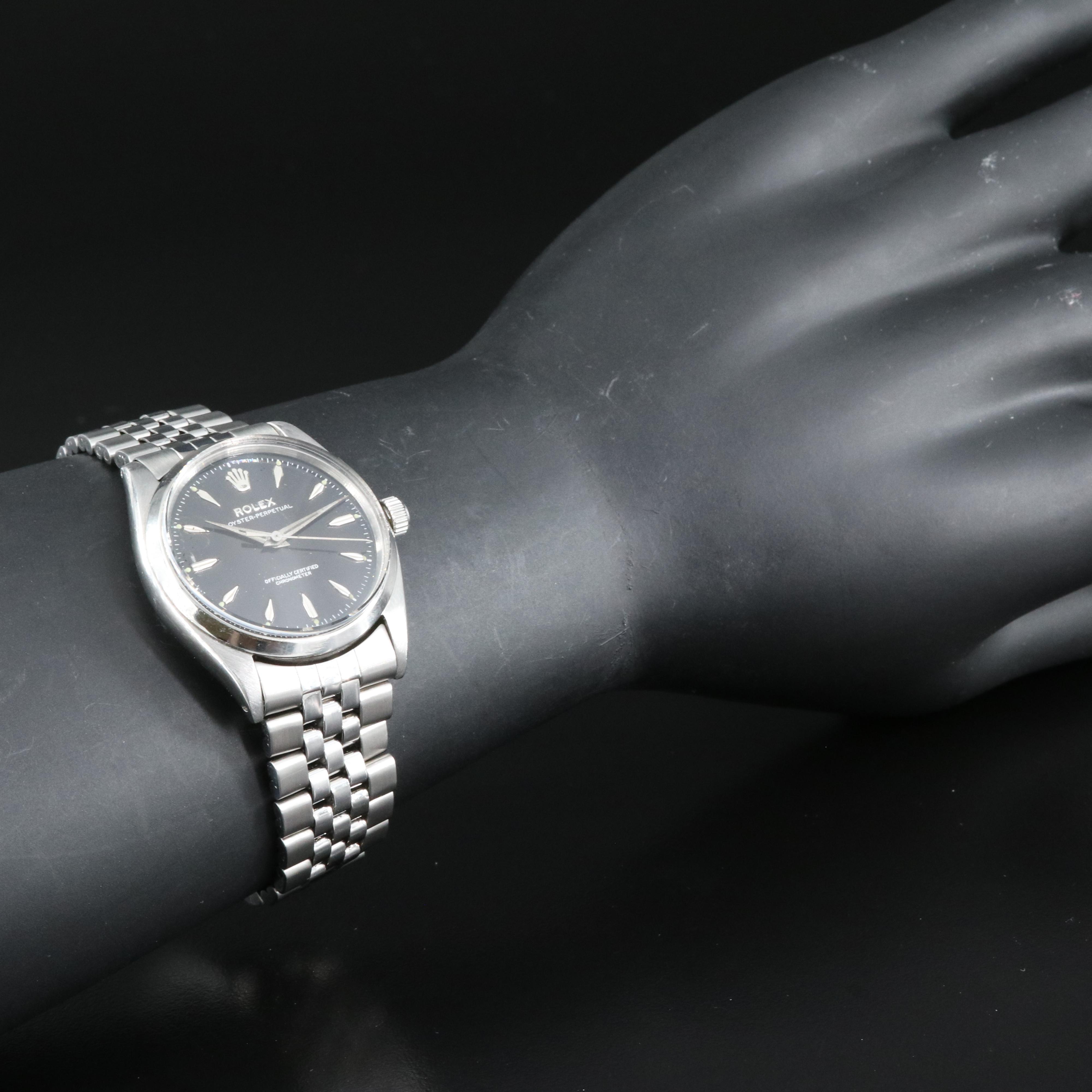 1957 Rolex Oyster Perpetual Stainless Steel Watch