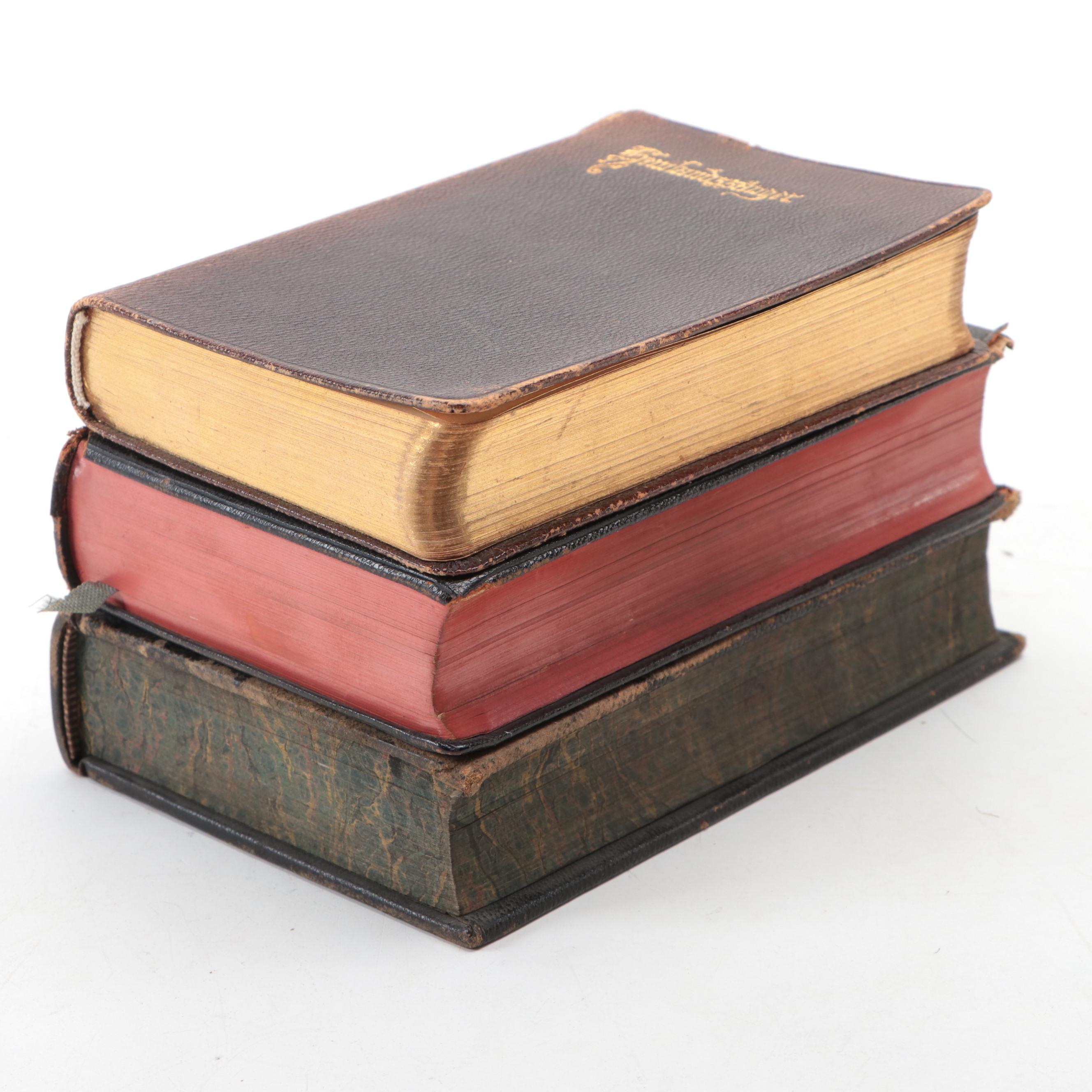 Swedish Hymnal with Latin Spiritual Thesaurus and Boarding School Manual