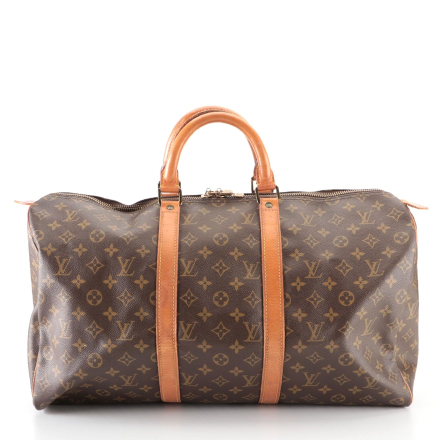 Louis Vuitton Keepall 50 in Monogram Canvas