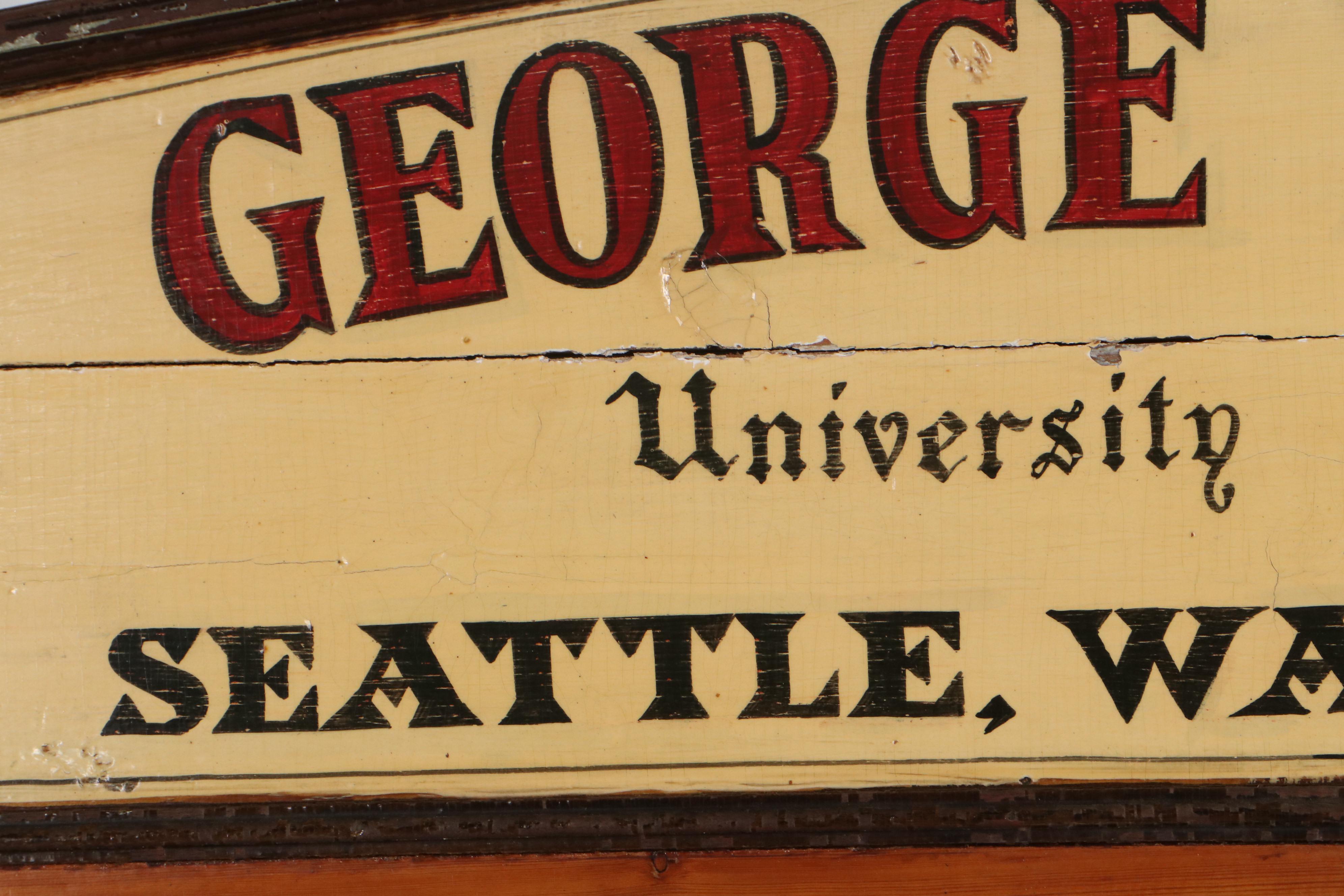 George Pocock (Seattle, Washington) Rowing Oars Sign, Circa 1957