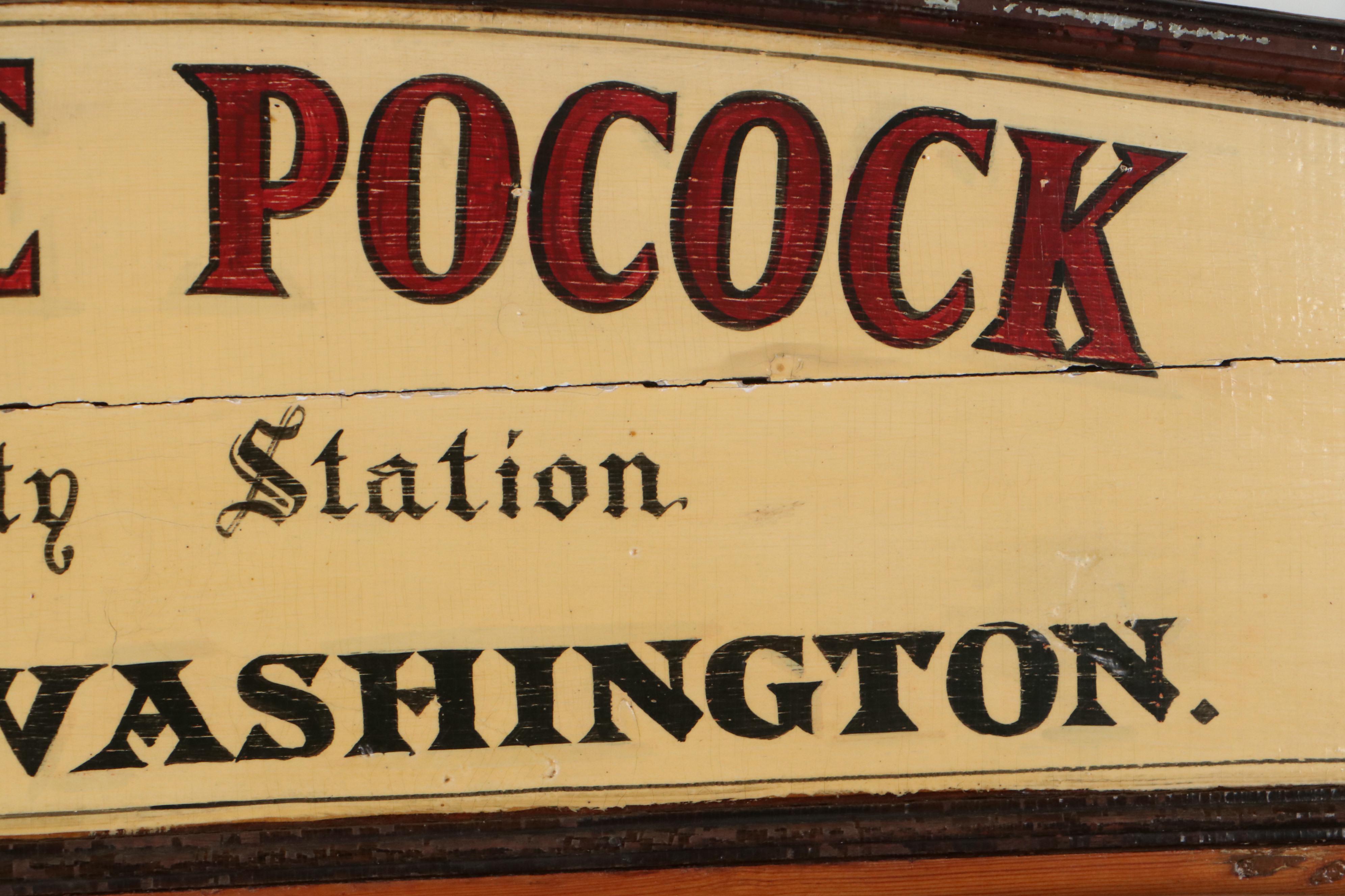 George Pocock (Seattle, Washington) Rowing Oars Sign, Circa 1957