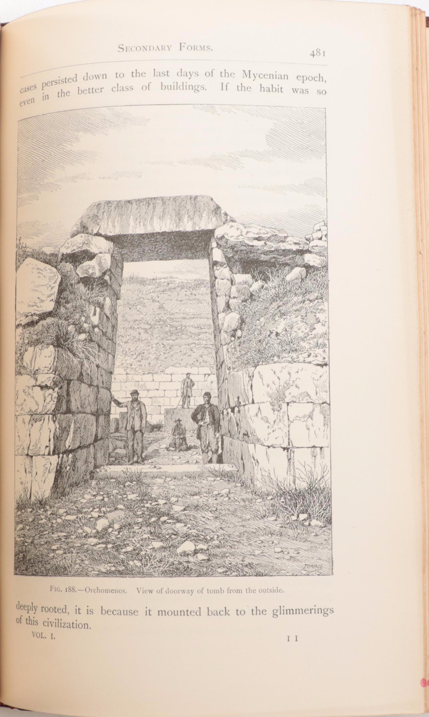 Illustrated "Art in Ancient Egypt" and More Volumes by G. Perrot and C. Chipiez