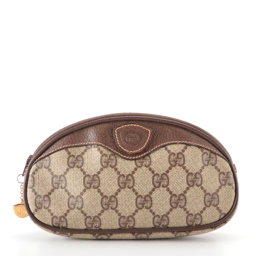Gucci Accessories Pouch in GG Coated Canvas and Leather