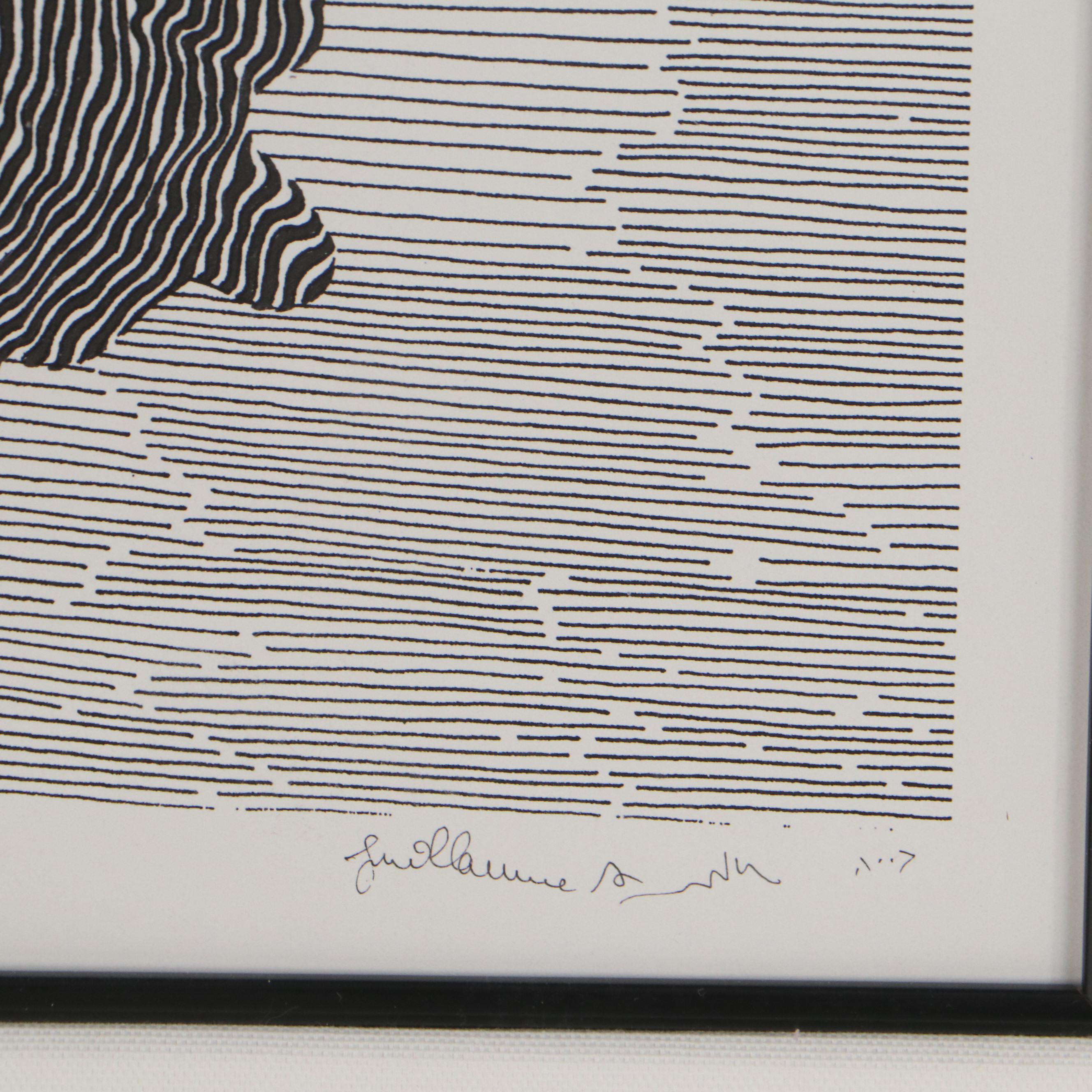 Guillaume Azoulay Digital Print "Wrestling the Angel"