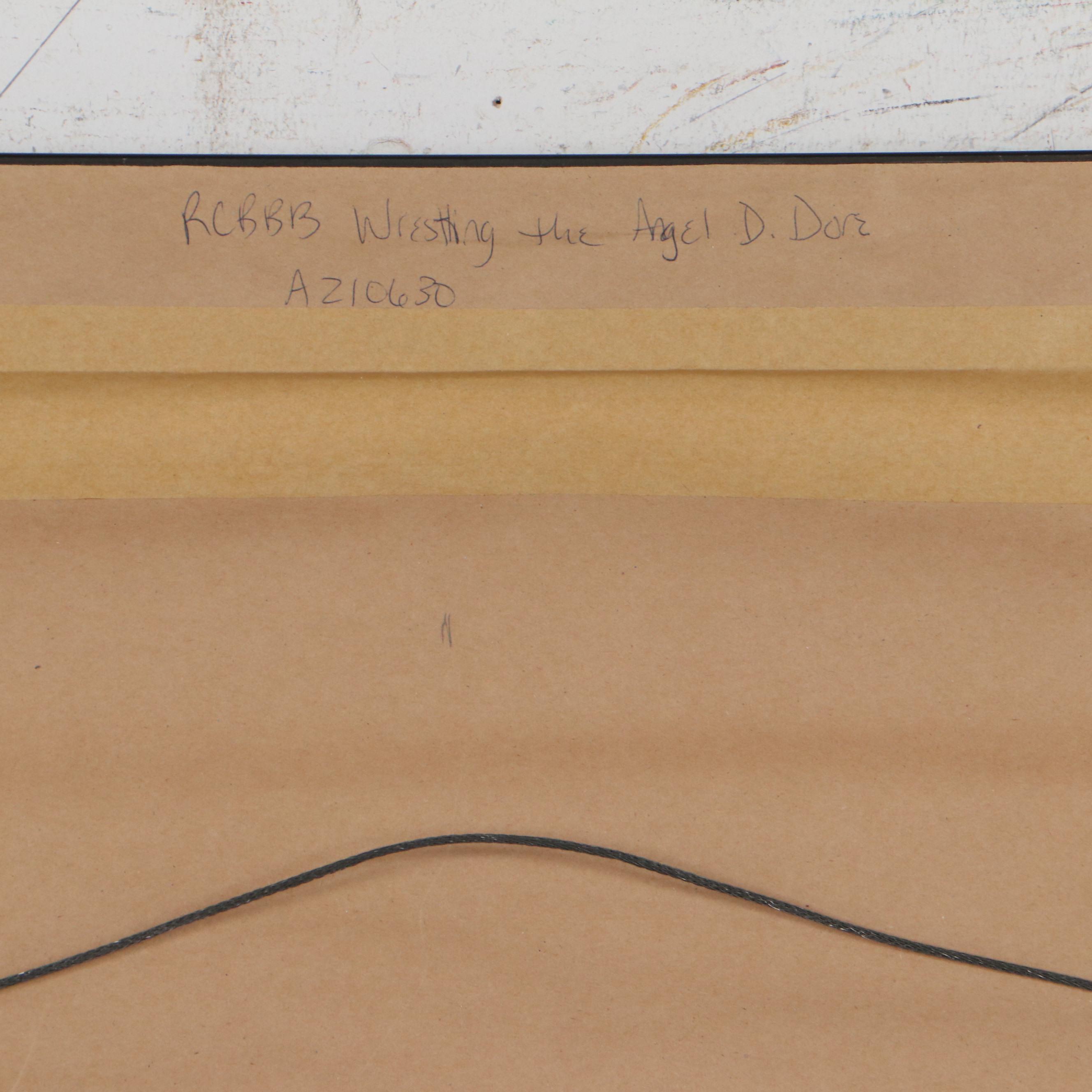 Guillaume Azoulay Digital Print "Wrestling the Angel"