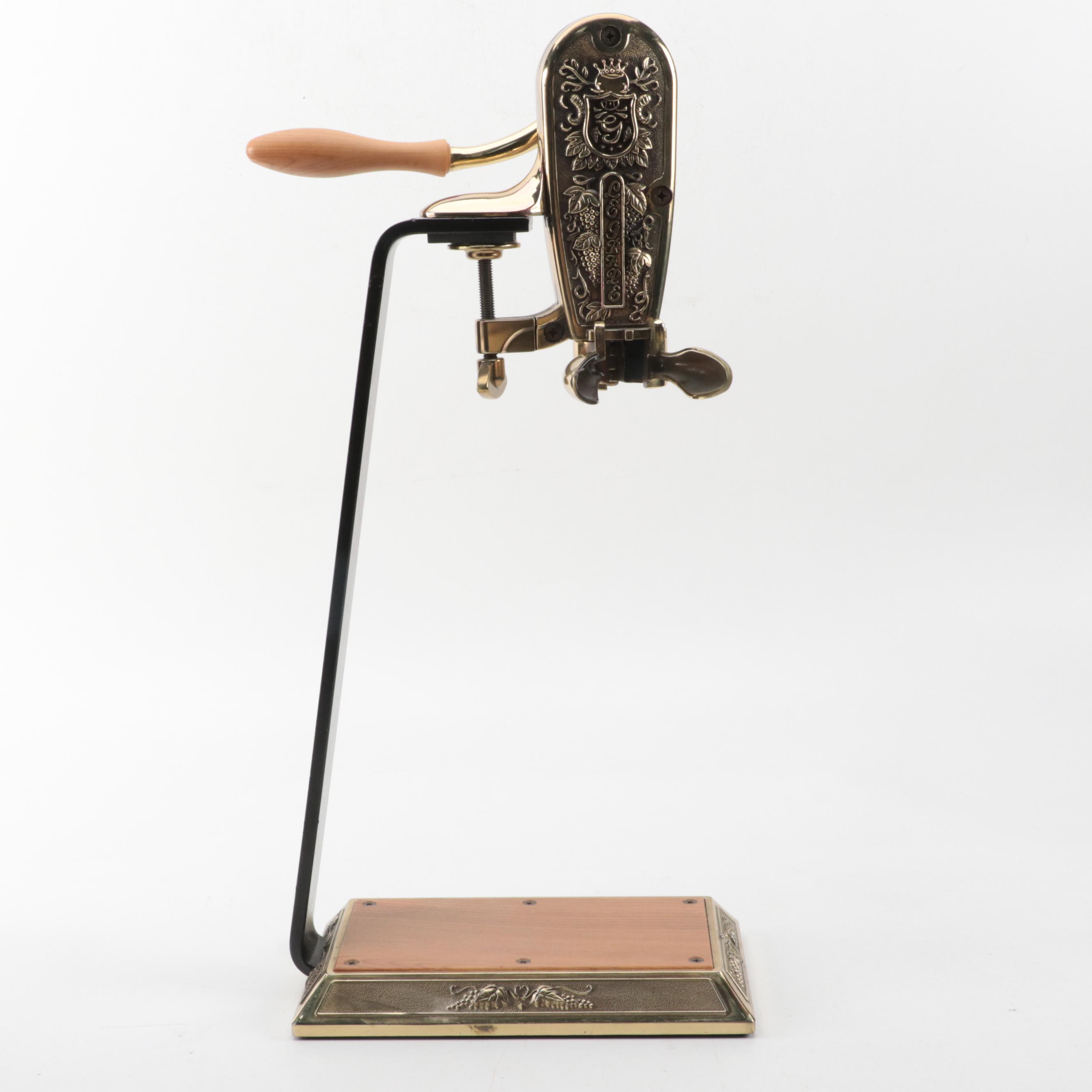 Franmara "Le Grape" Uncorking Machine and Table Stand