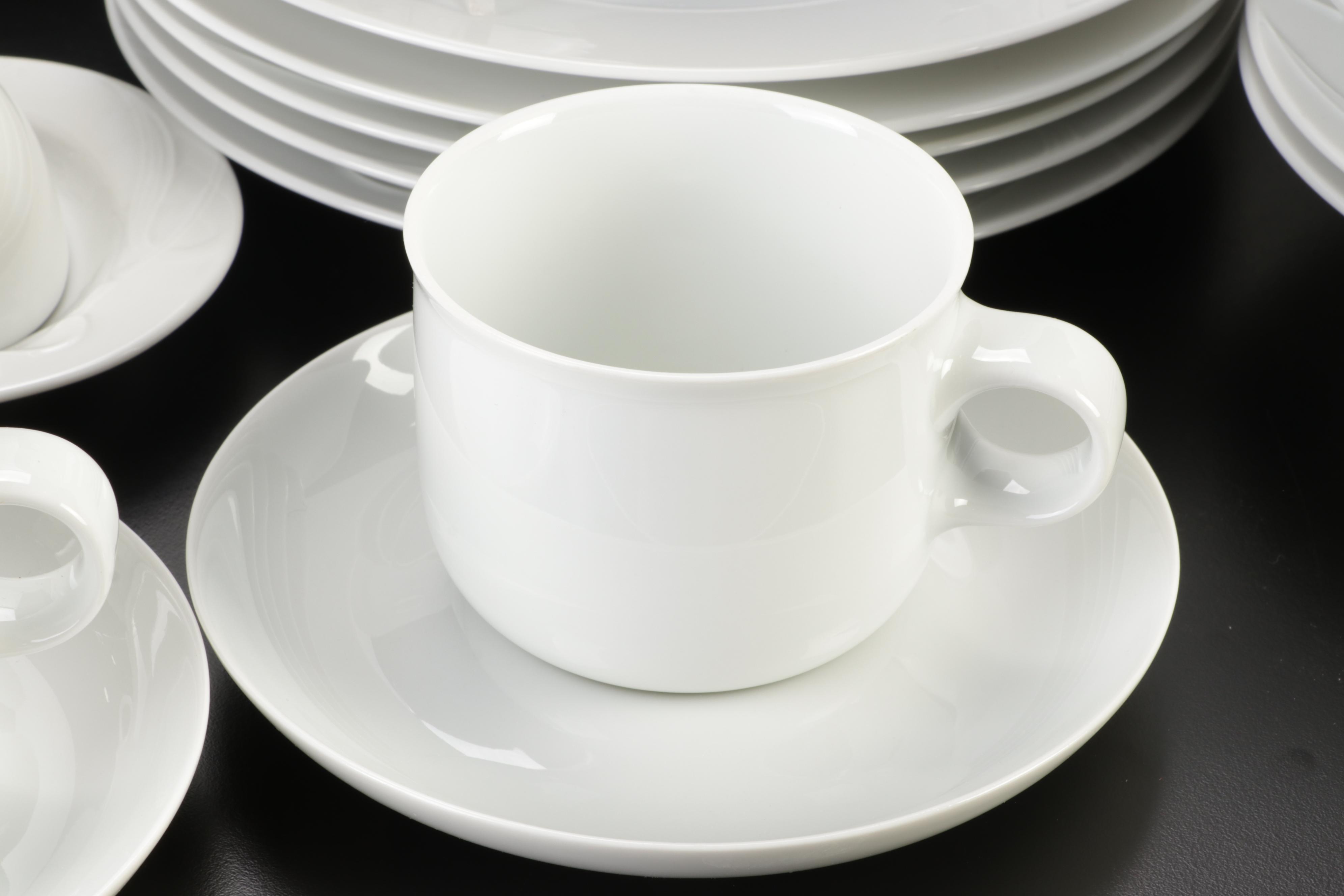 Hutschenreuther "Tavola" and Mikasa "Classic Flair" White Dinnerware