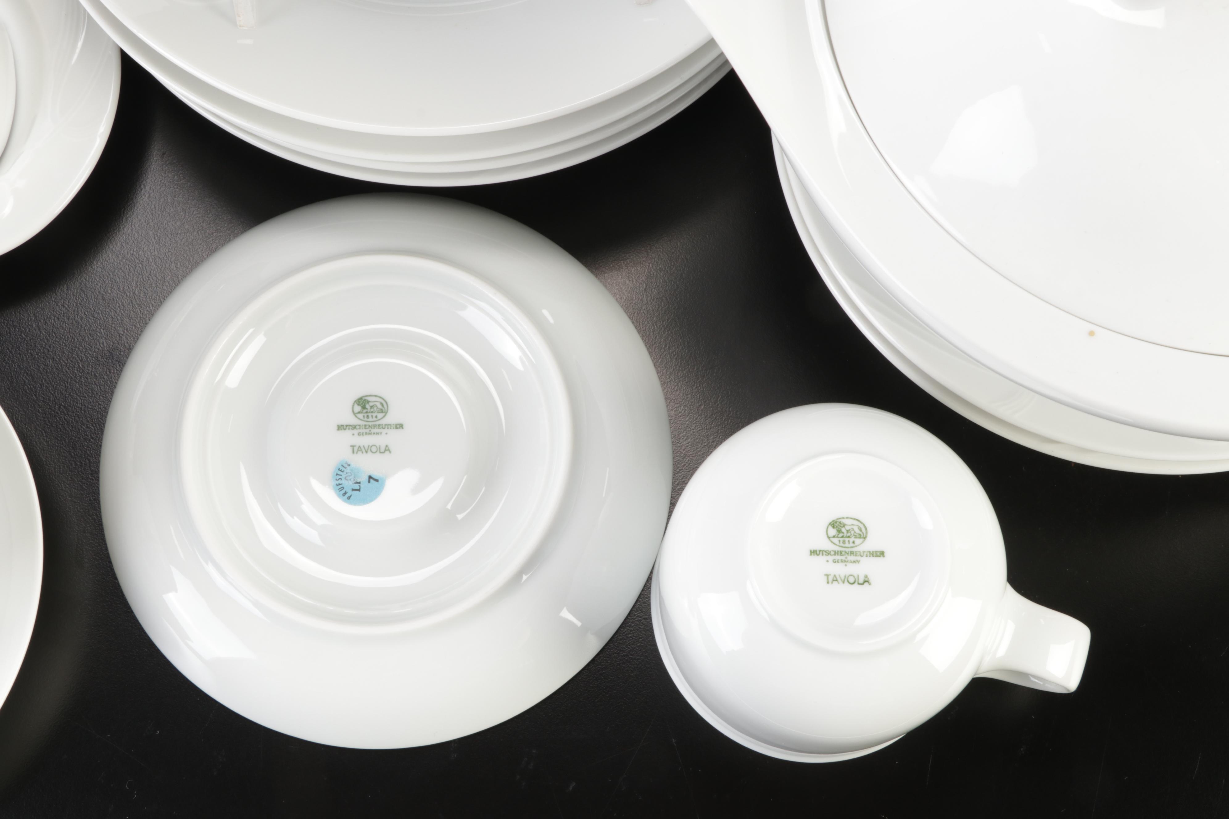 Hutschenreuther "Tavola" and Mikasa "Classic Flair" White Dinnerware