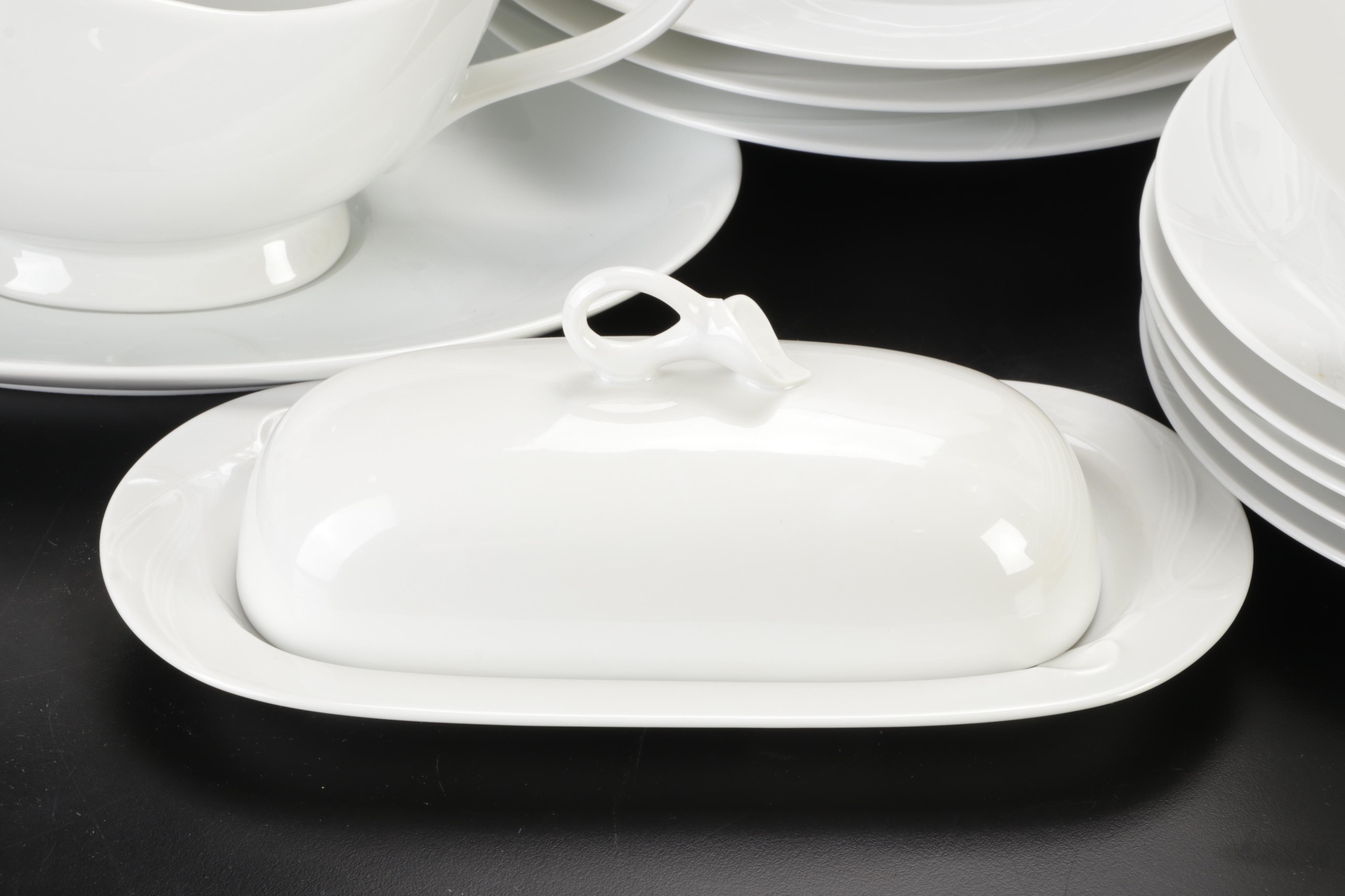 Hutschenreuther "Tavola" and Mikasa "Classic Flair" White Dinnerware