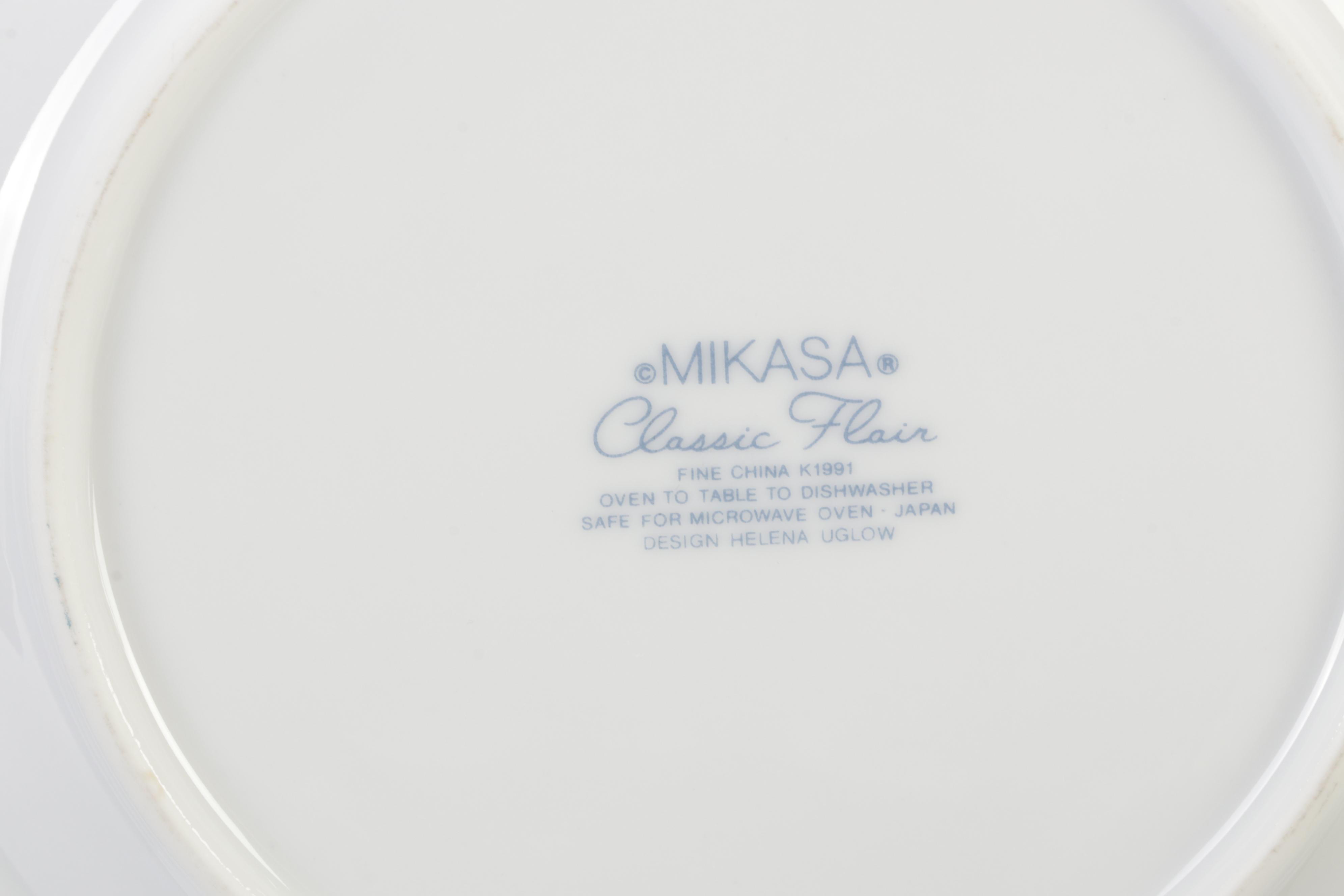 Hutschenreuther "Tavola" and Mikasa "Classic Flair" White Dinnerware