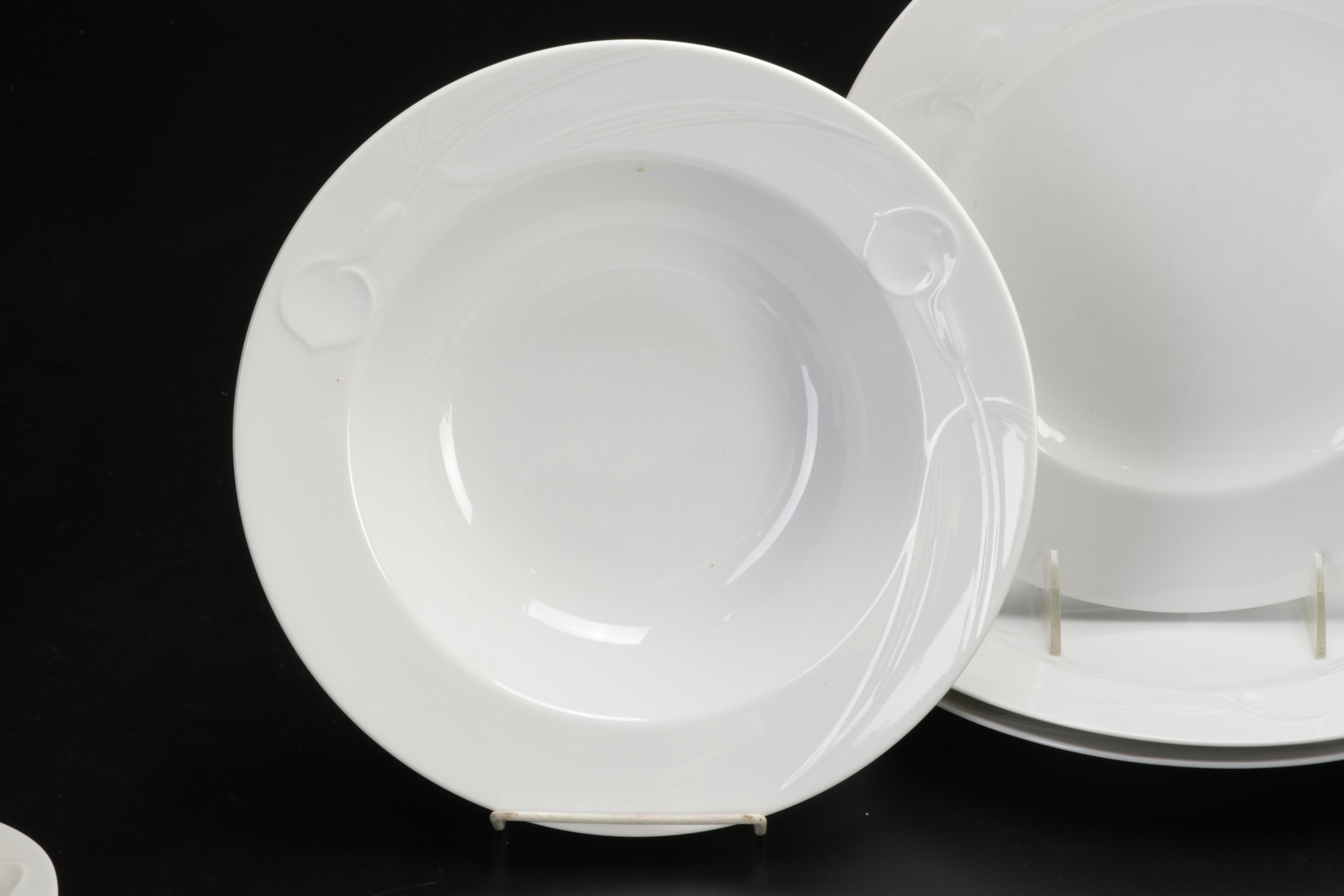 Hutschenreuther "Tavola" and Mikasa "Classic Flair" White Dinnerware