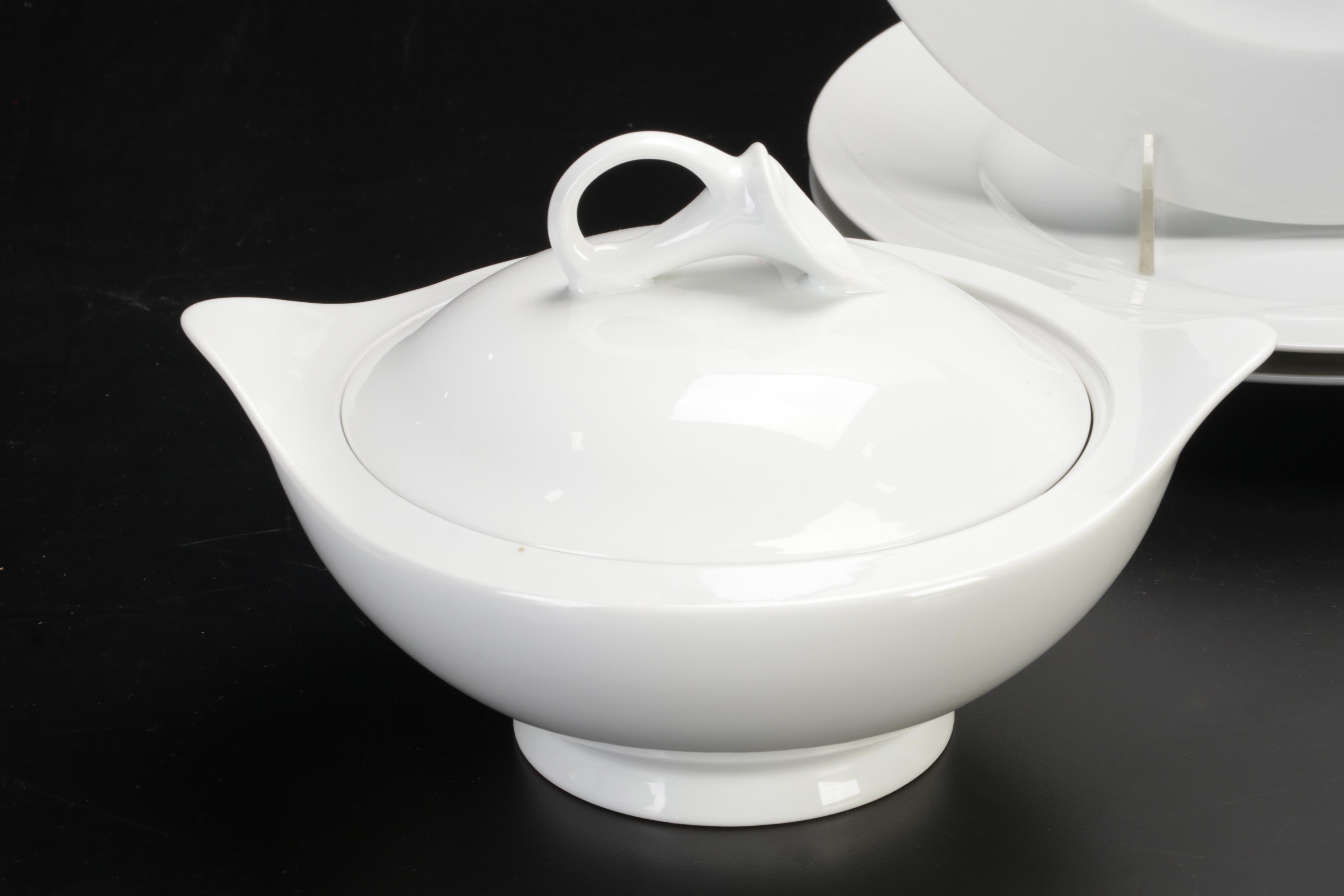 Hutschenreuther "Tavola" and Mikasa "Classic Flair" White Dinnerware