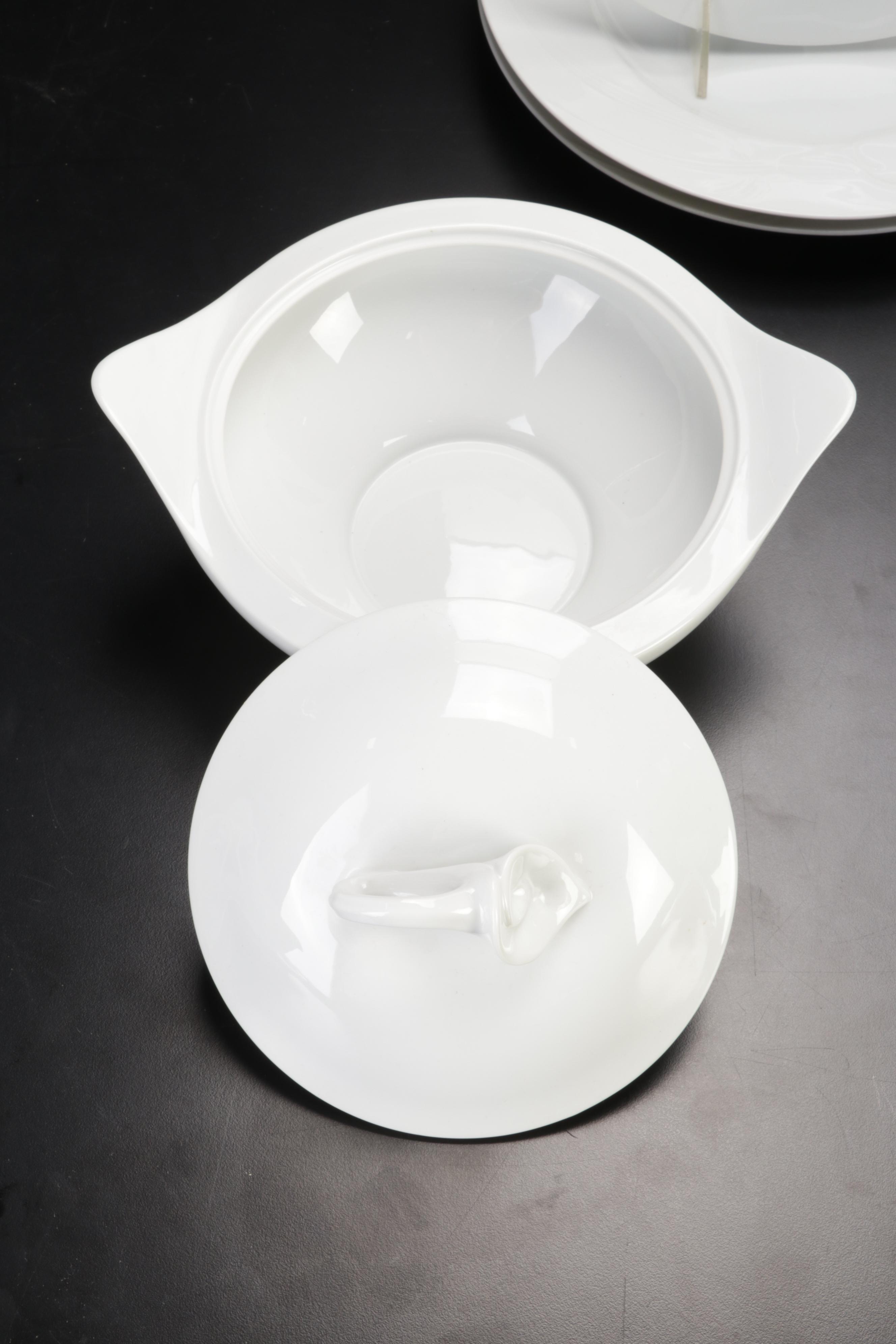 Hutschenreuther "Tavola" and Mikasa "Classic Flair" White Dinnerware