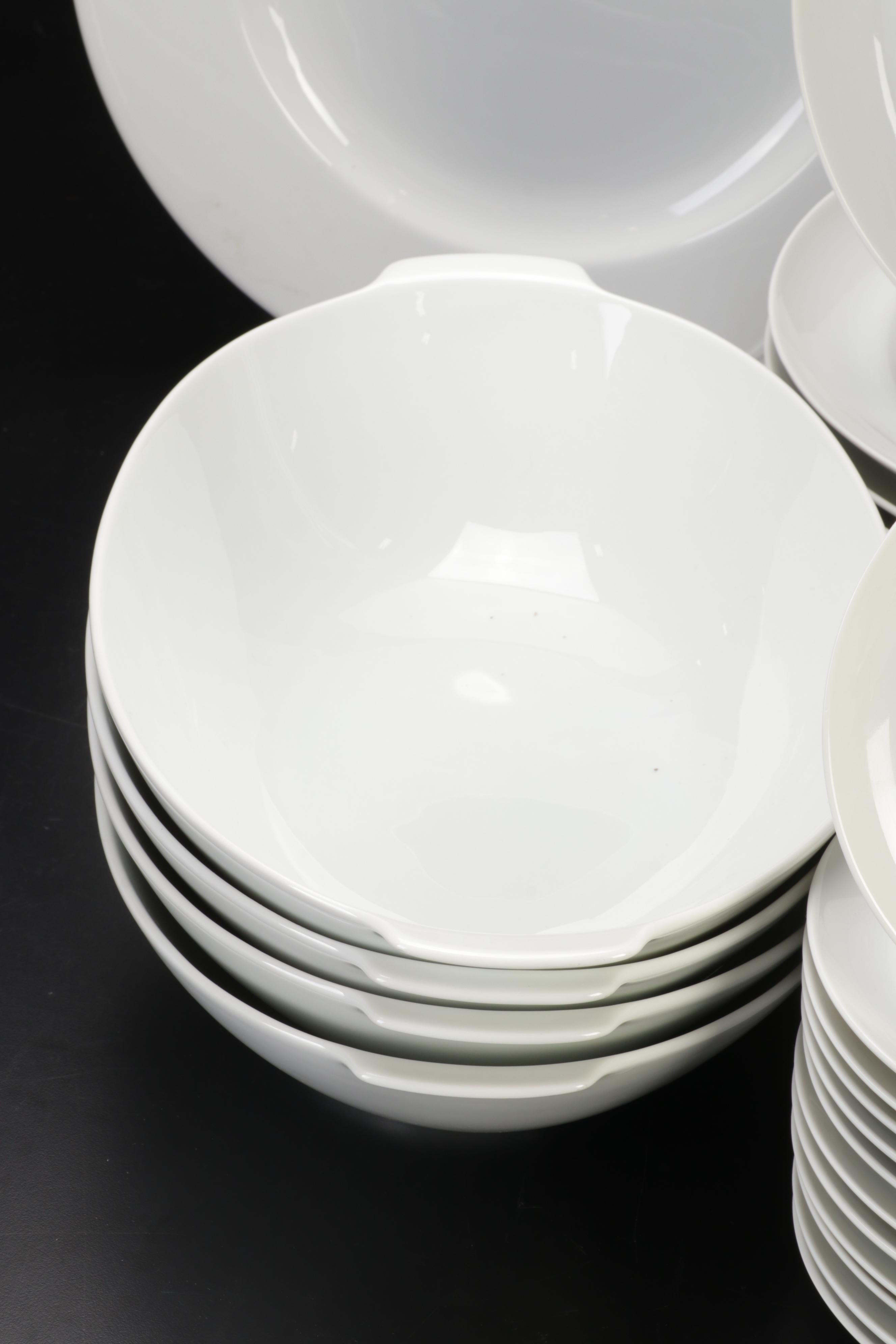 Hutschenreuther "Tavola" and Mikasa "Classic Flair" White Dinnerware