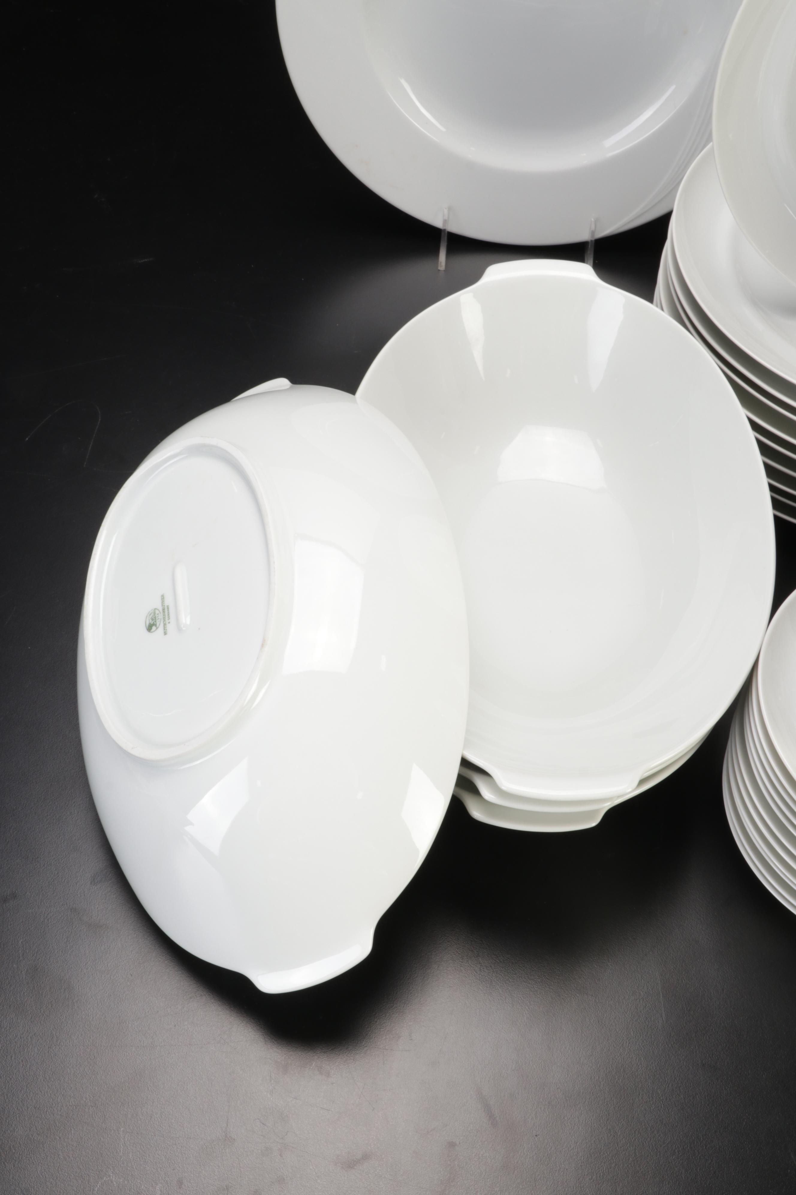 Hutschenreuther "Tavola" and Mikasa "Classic Flair" White Dinnerware