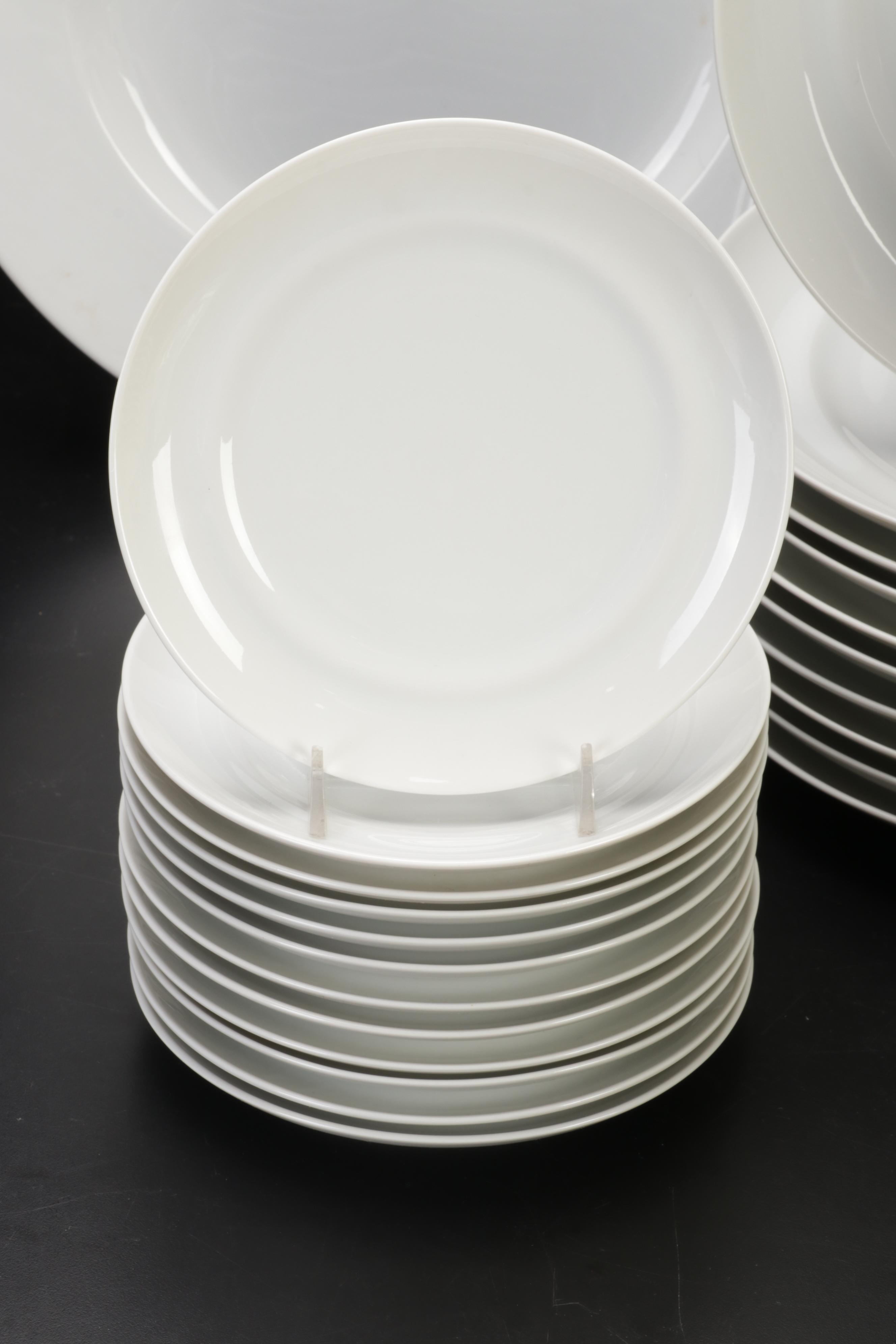 Hutschenreuther "Tavola" and Mikasa "Classic Flair" White Dinnerware
