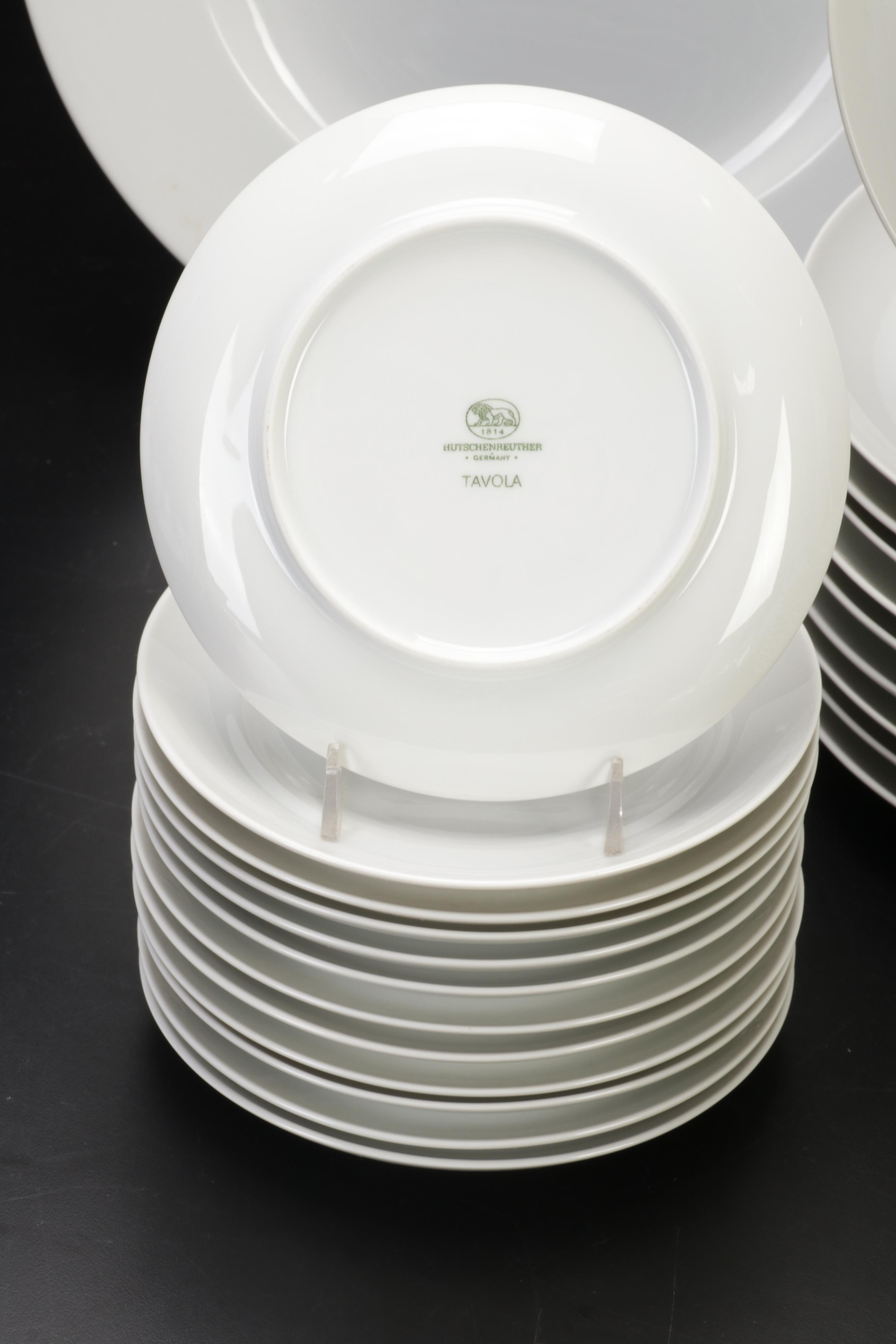 Hutschenreuther "Tavola" and Mikasa "Classic Flair" White Dinnerware
