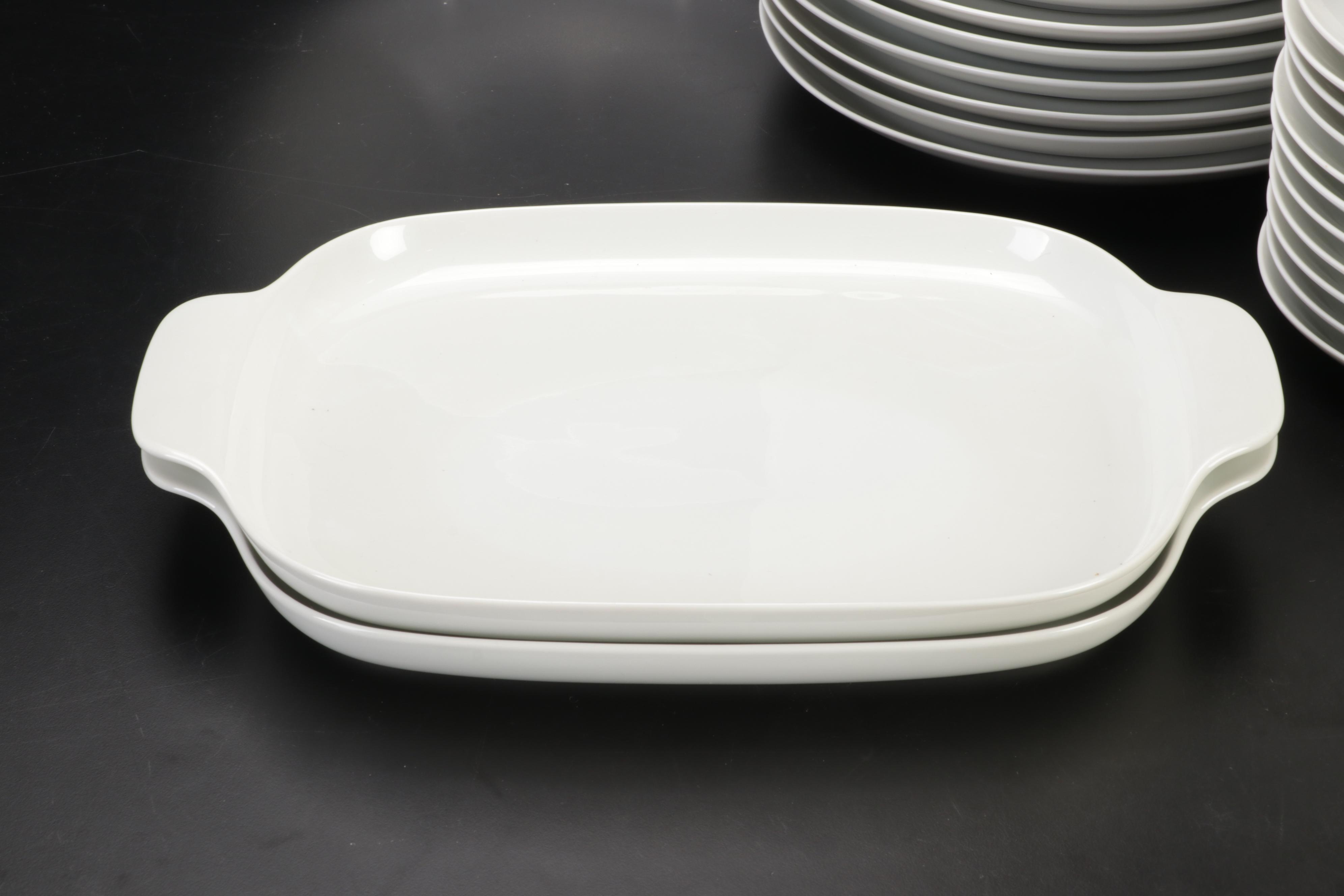 Hutschenreuther "Tavola" and Mikasa "Classic Flair" White Dinnerware