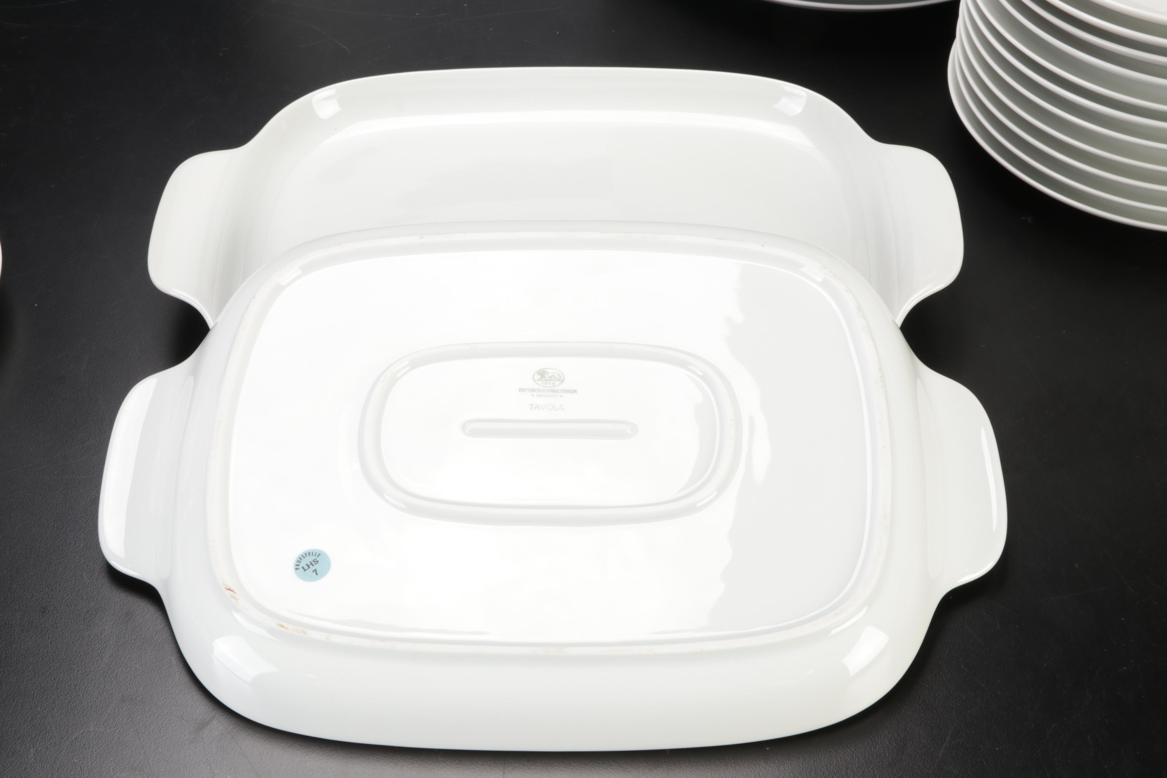 Hutschenreuther "Tavola" and Mikasa "Classic Flair" White Dinnerware