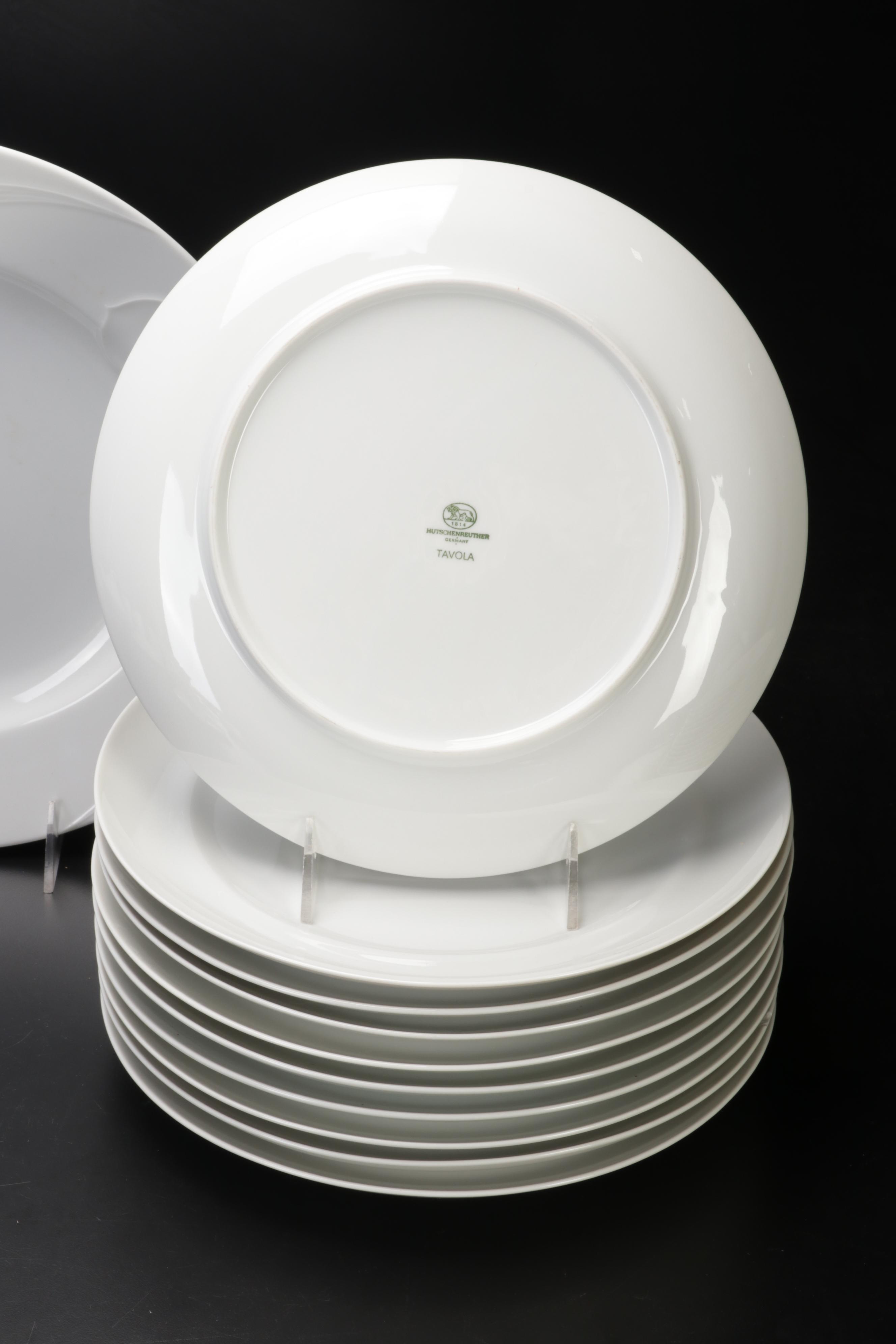 Hutschenreuther "Tavola" and Mikasa "Classic Flair" White Dinnerware