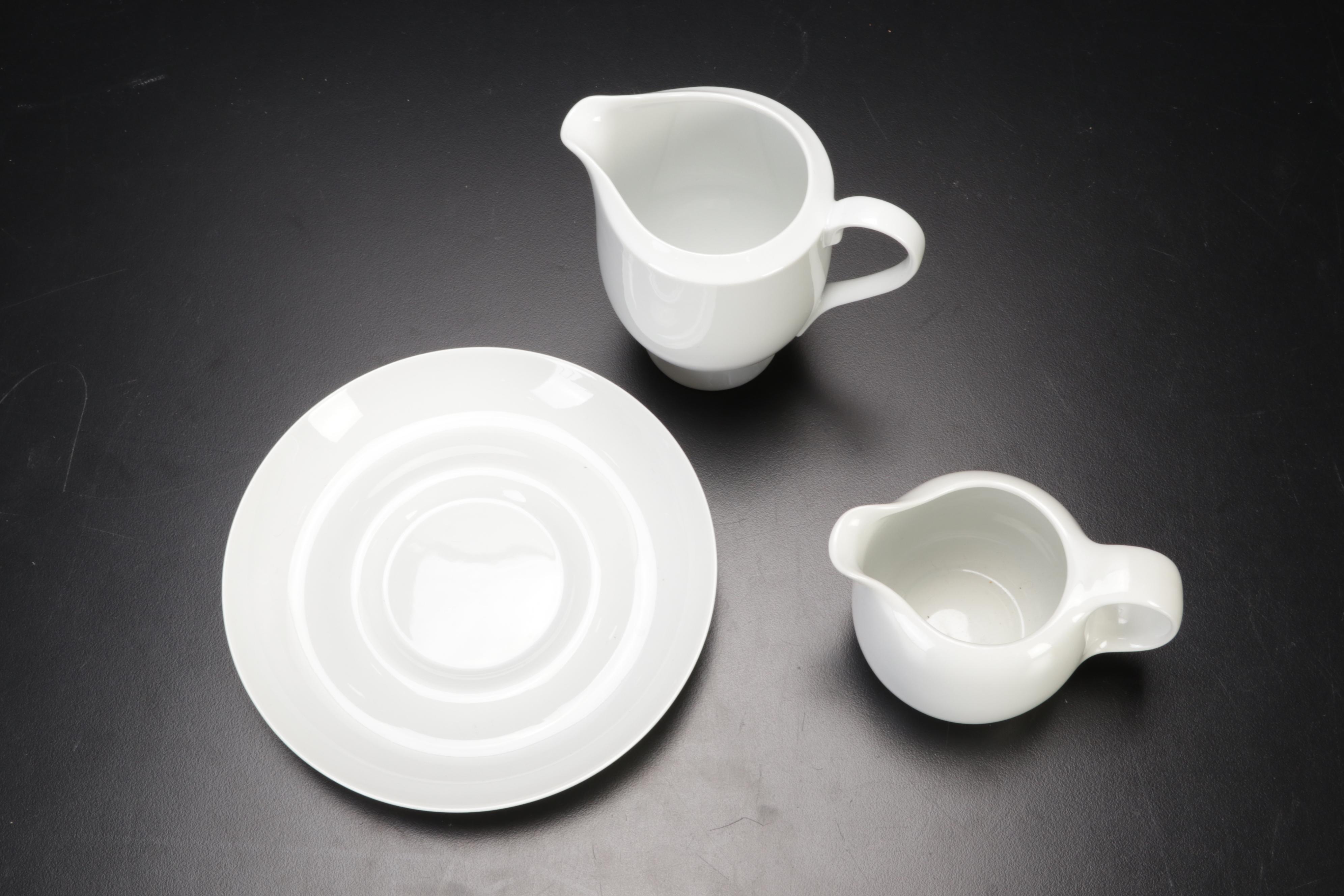Hutschenreuther "Tavola" and Mikasa "Classic Flair" White Dinnerware