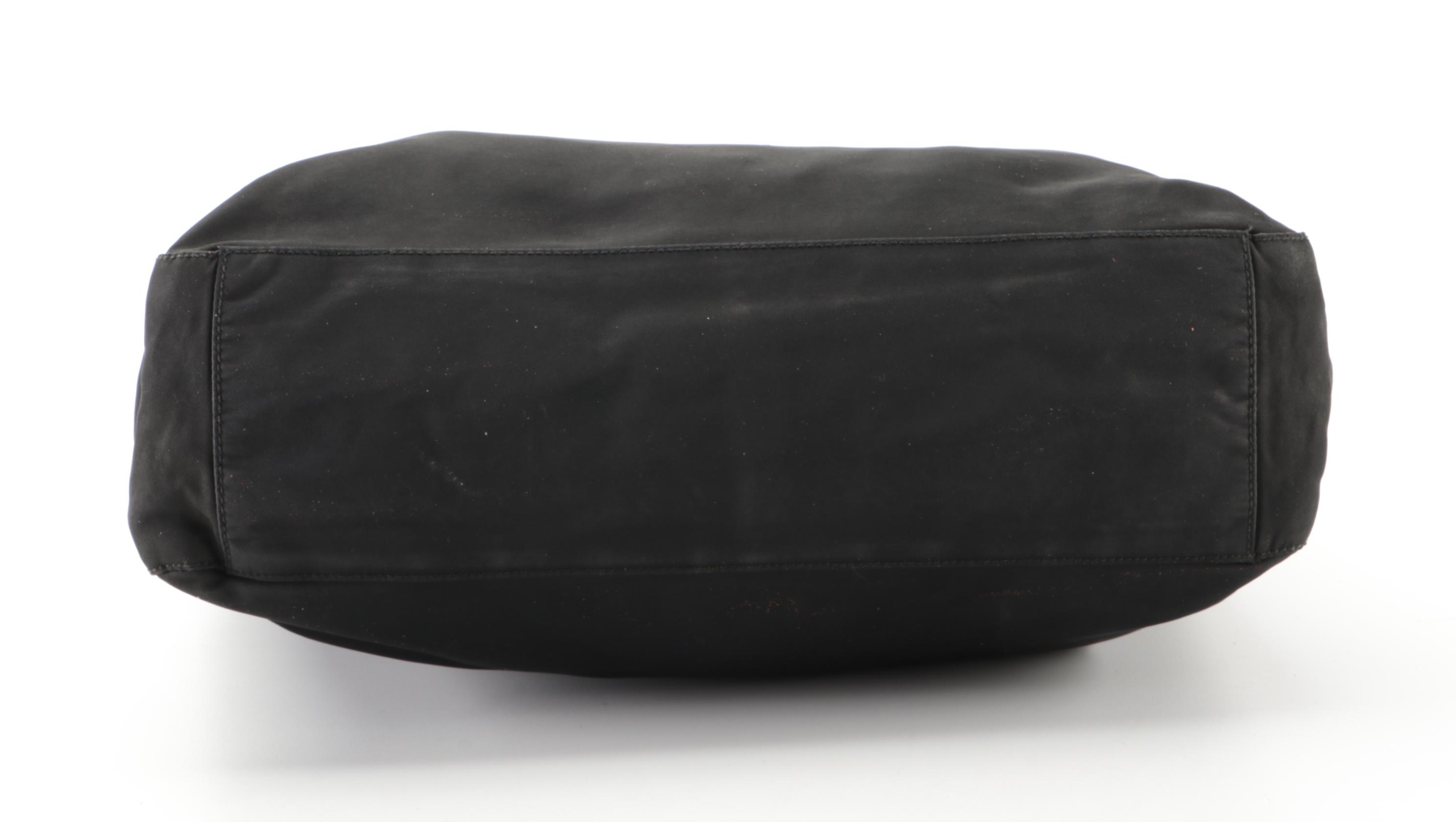 Prada Black Tessuto Nylon Tote Bag