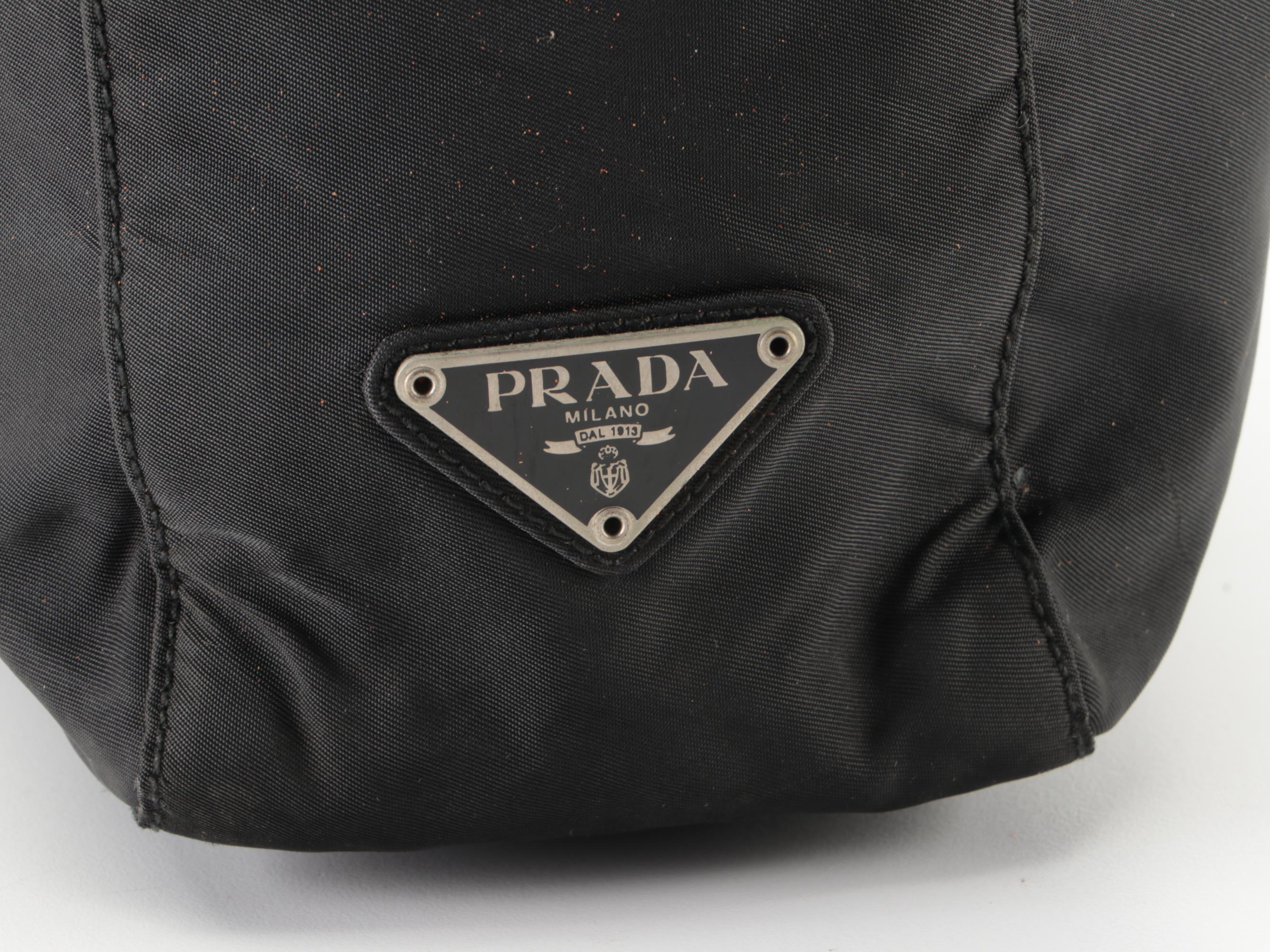 Prada Black Tessuto Nylon Tote Bag