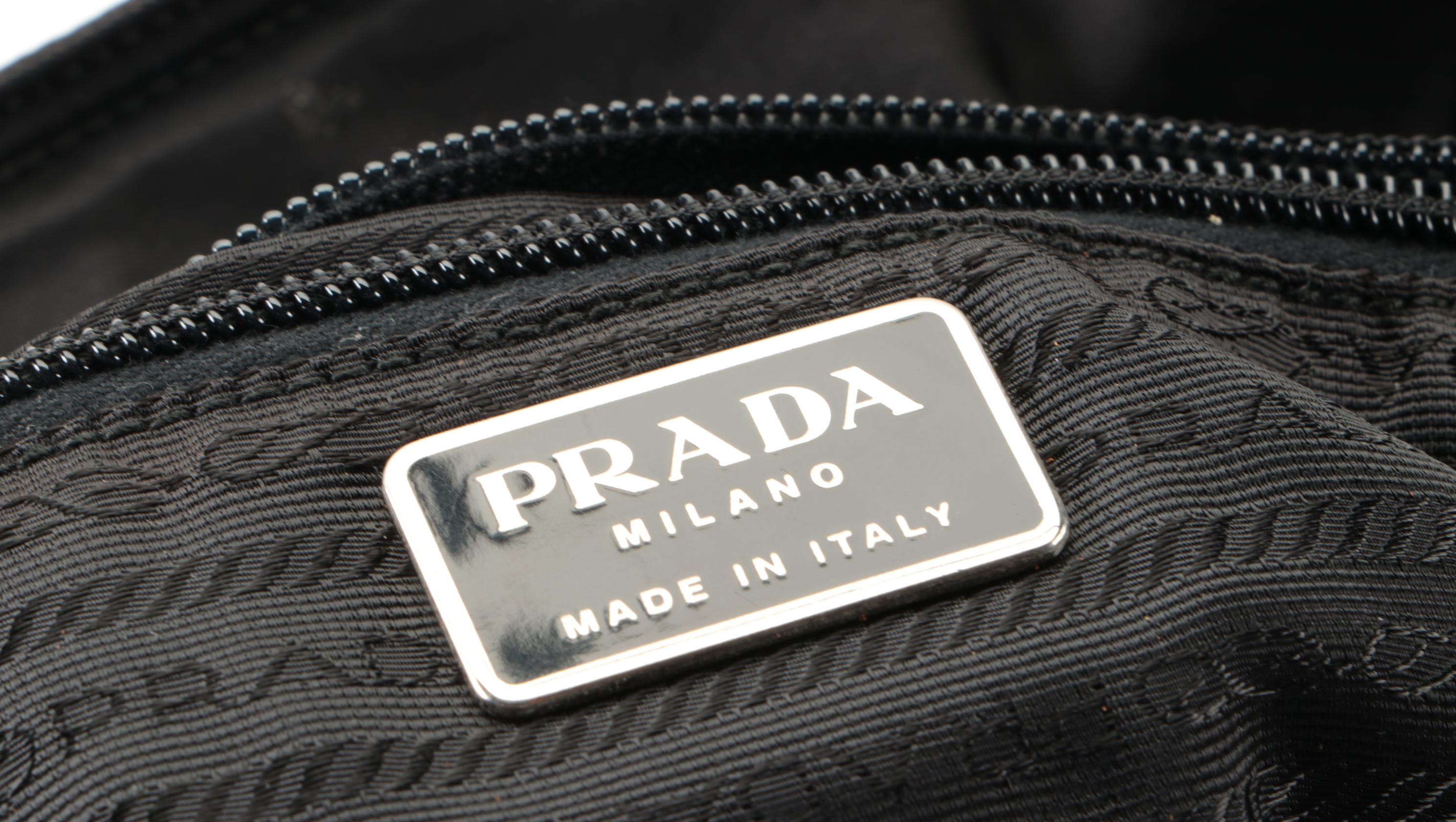 Prada Black Tessuto Nylon Tote Bag