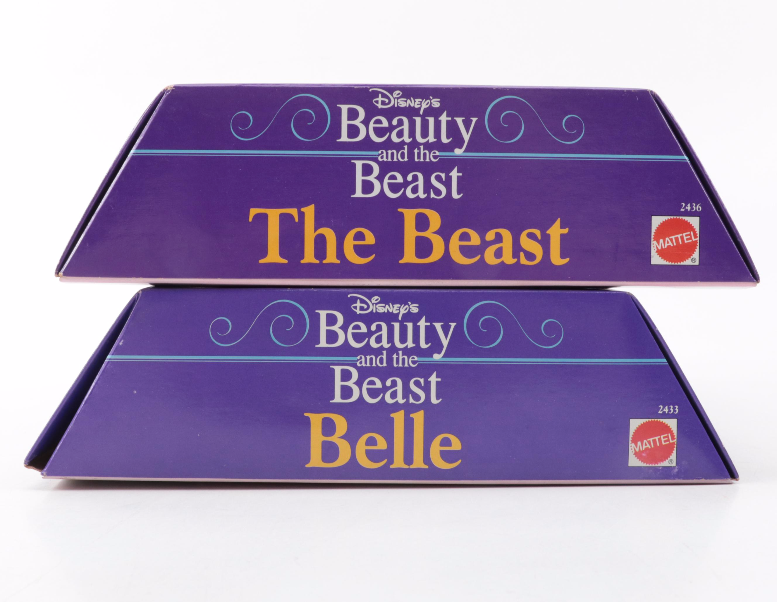 Mattel "Holiday Princess Belle" and Other "Beauty and The Beast" Dolls