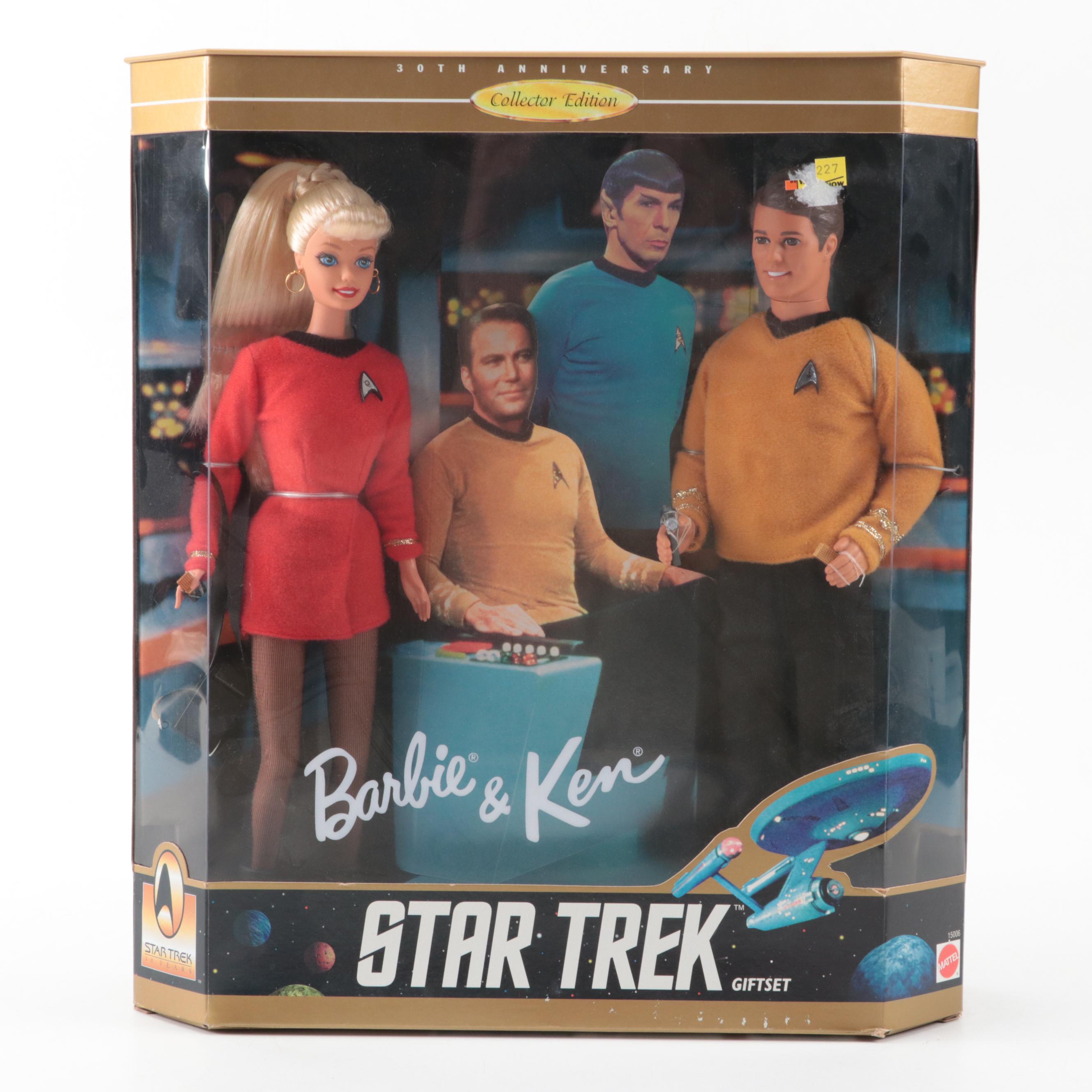 Mattel "Barbie as Wonder Woman" and Other Sets with Star Trek Ship Model