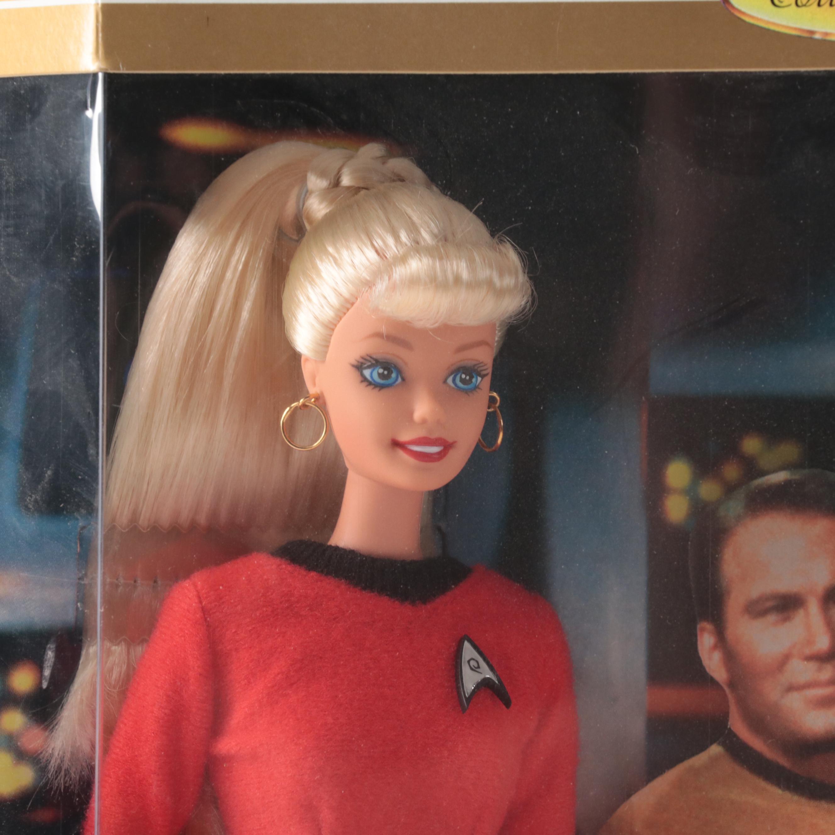 Mattel "Barbie as Wonder Woman" and Other Sets with Star Trek Ship Model
