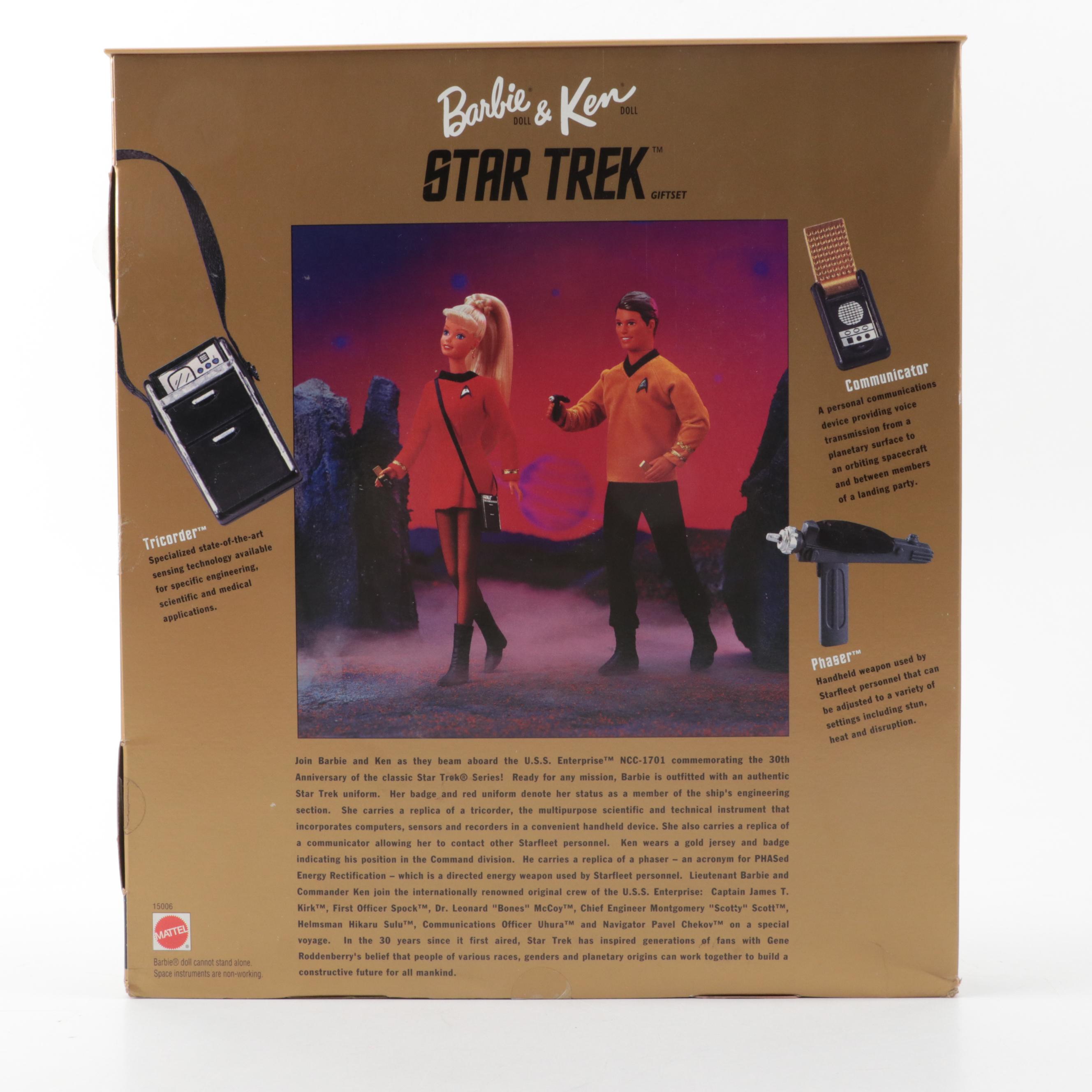 Mattel "Barbie as Wonder Woman" and Other Sets with Star Trek Ship Model