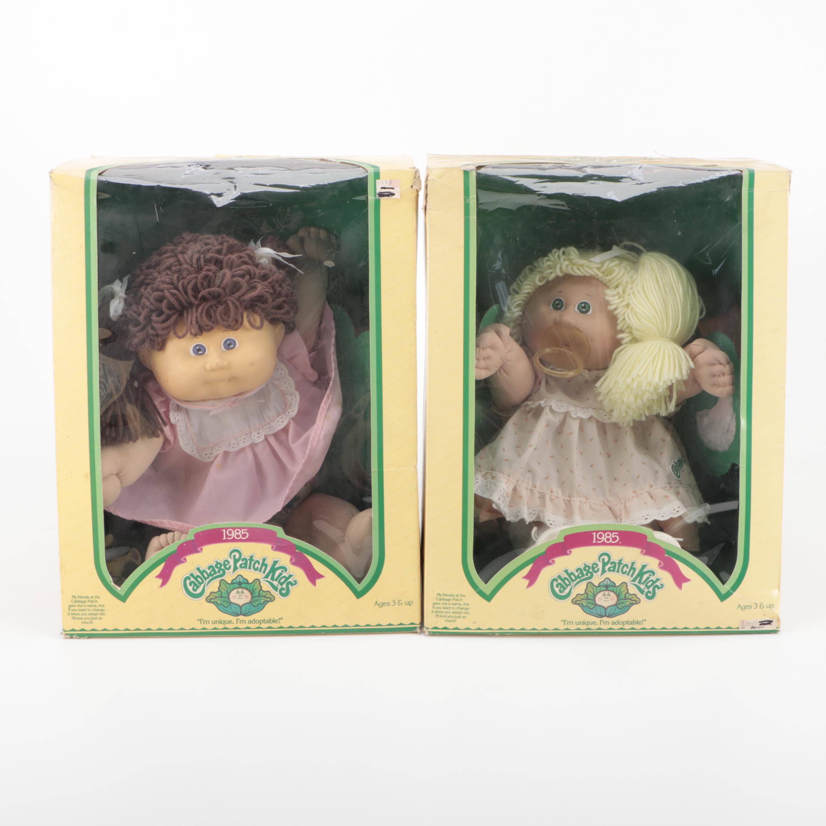 Cabbage Patch Kids and Cabbage Patch Kids Designer Line Dolls in Boxes